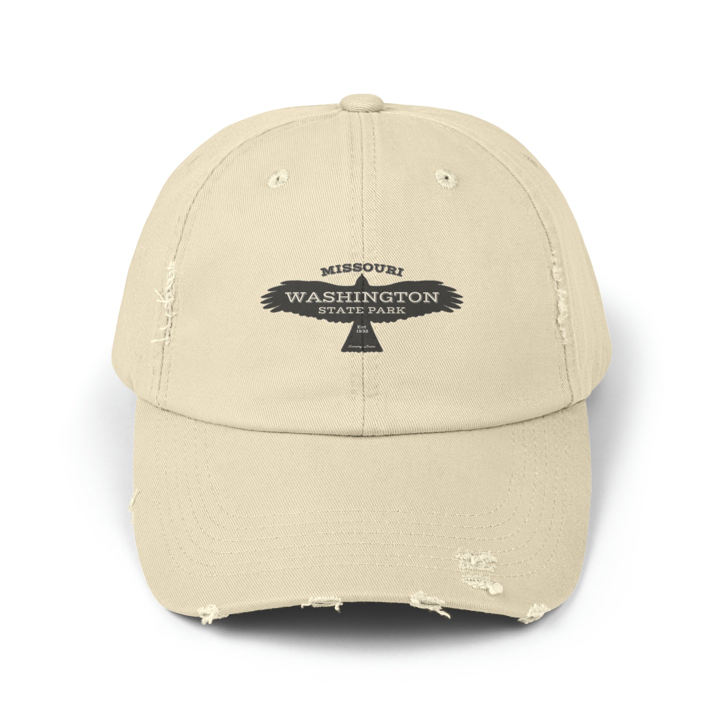 Washington State Park Unisex Distressed Cap