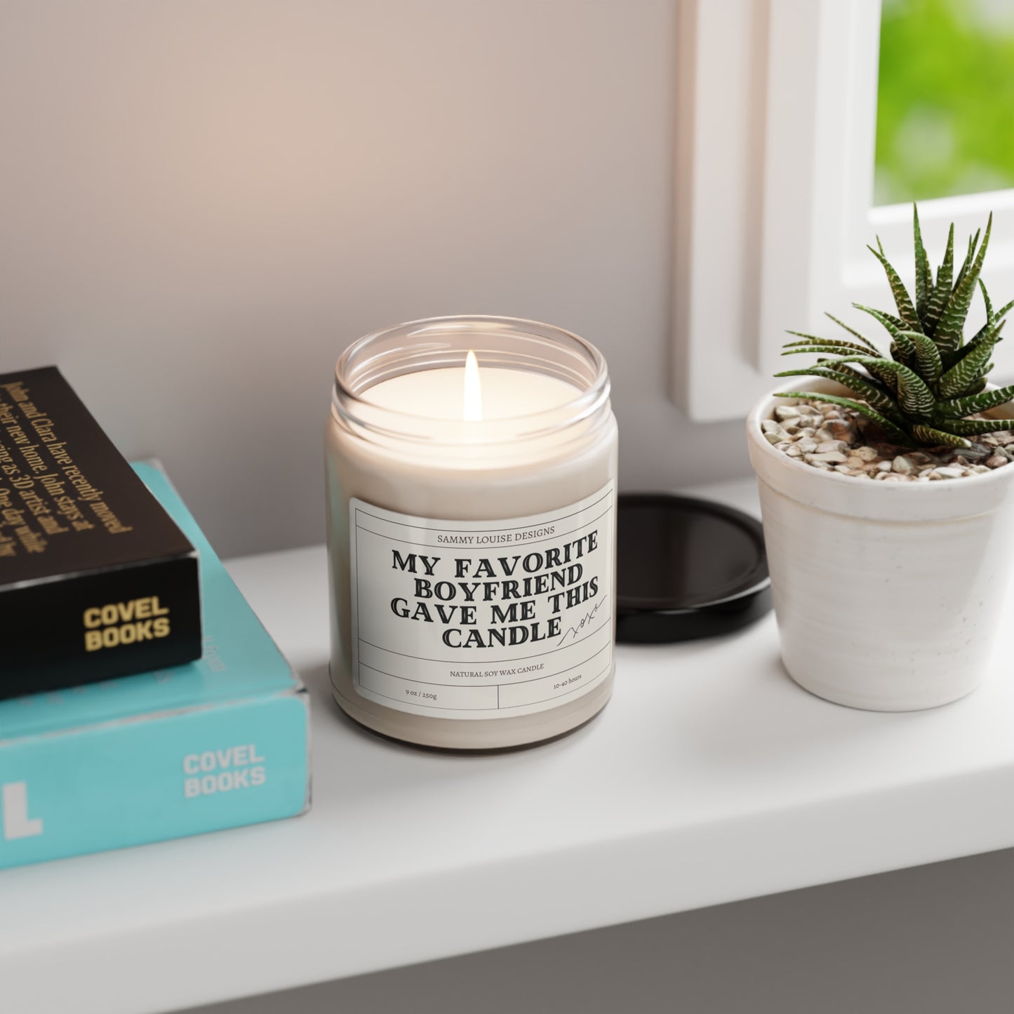 My Favorite Boyfriend Scented Soy Candle, 9oz