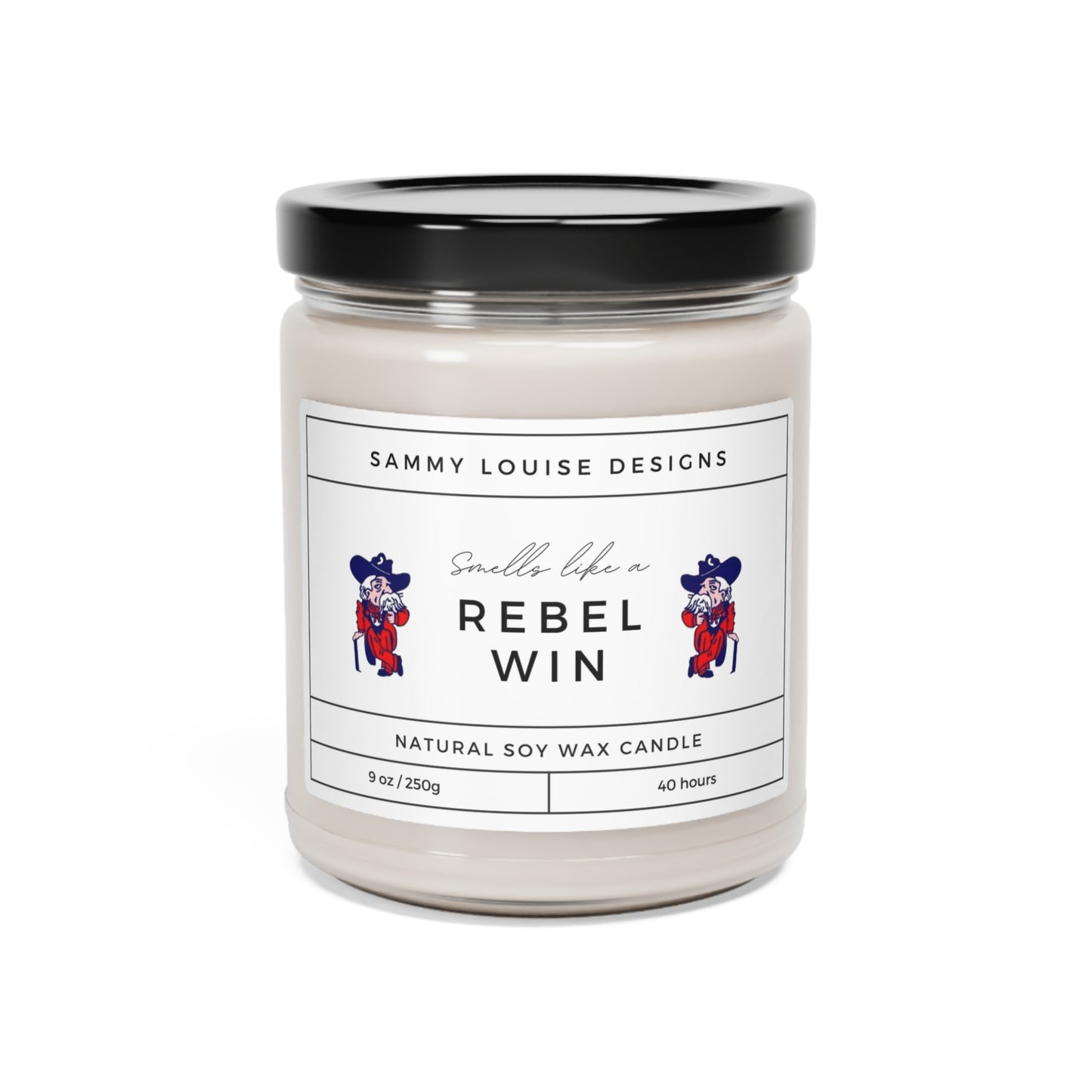 Smells like a Rebel Win Scented Soy Candle, 9oz