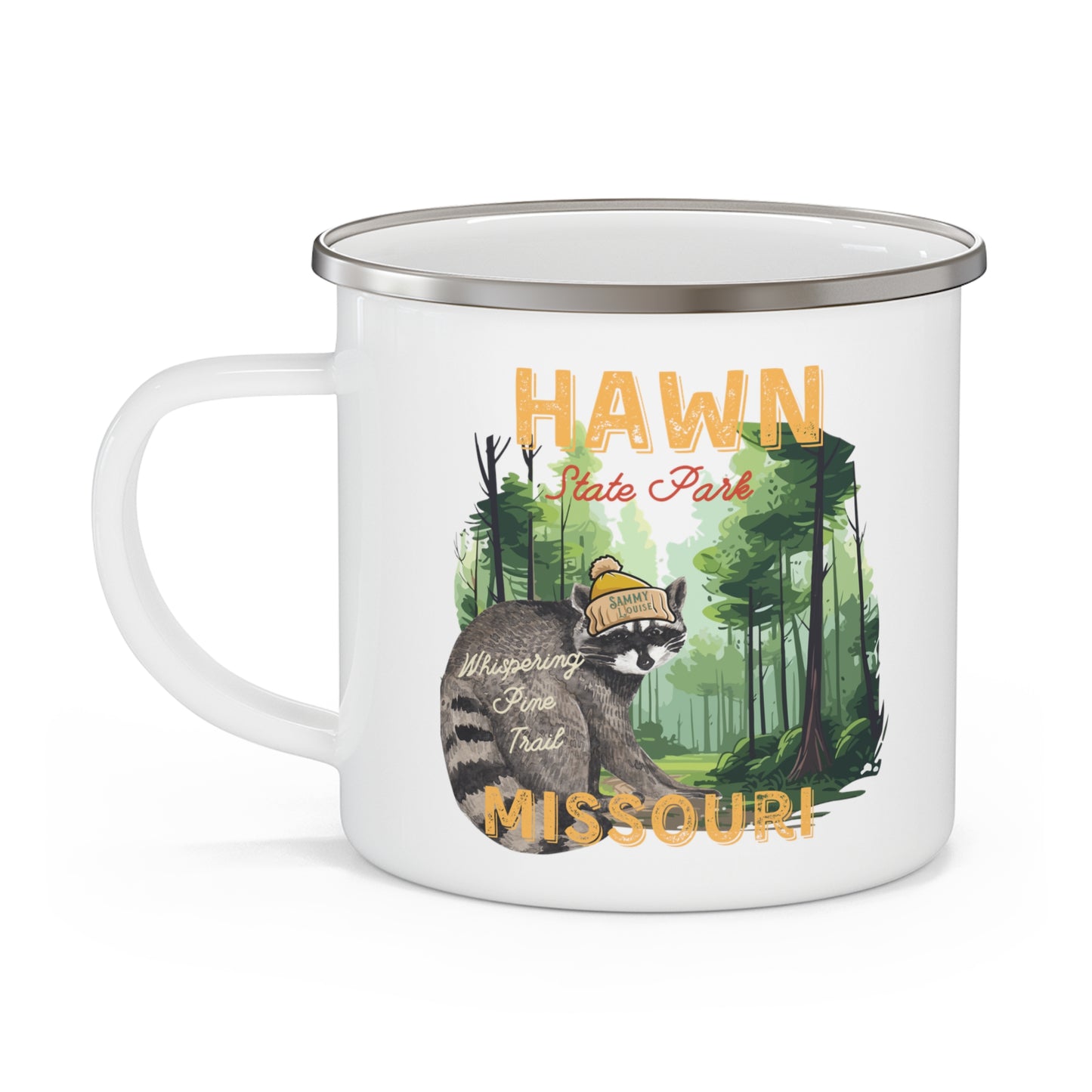 Enamel Camping Mug Hawn State Park