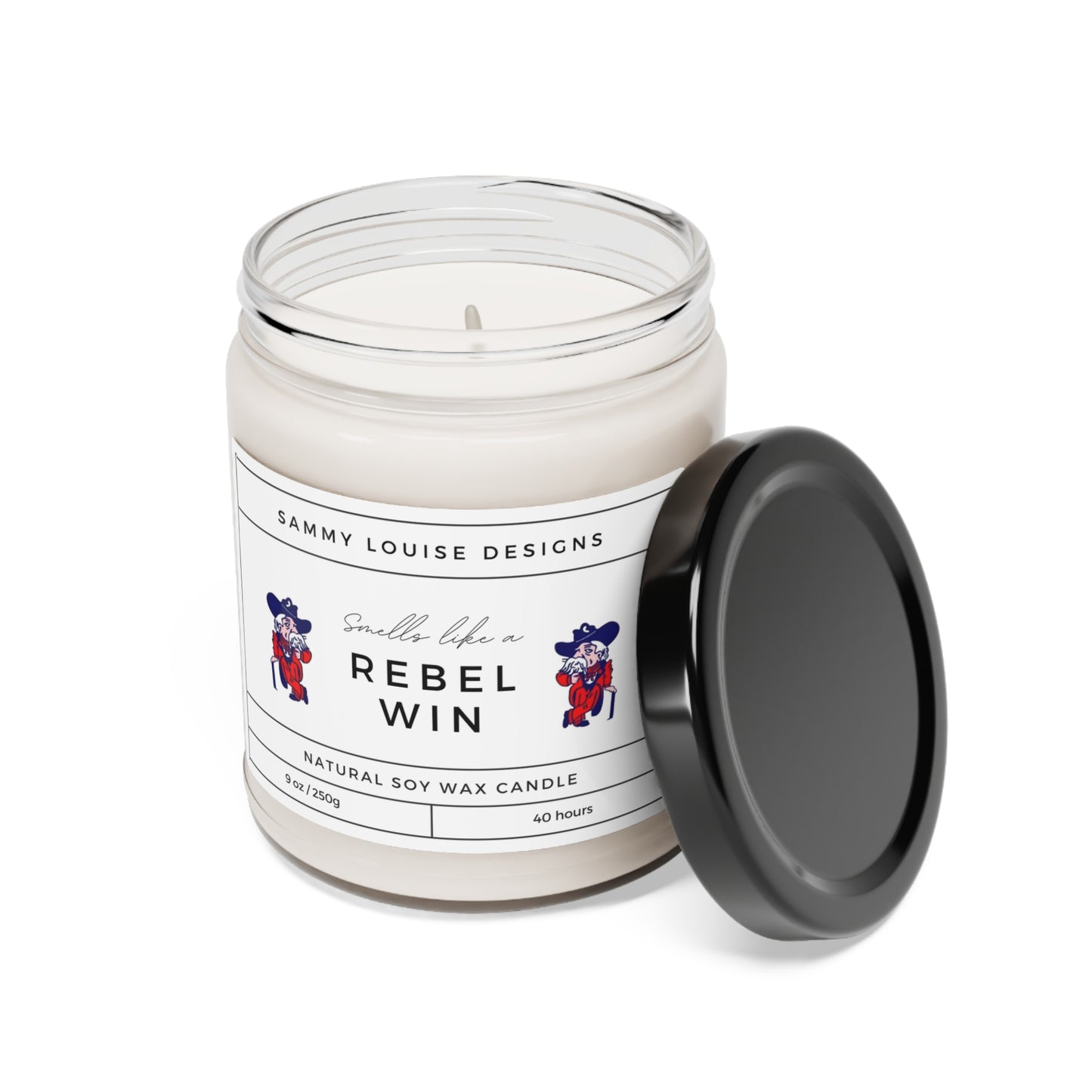 Smells like a Rebel Win Scented Soy Candle, 9oz