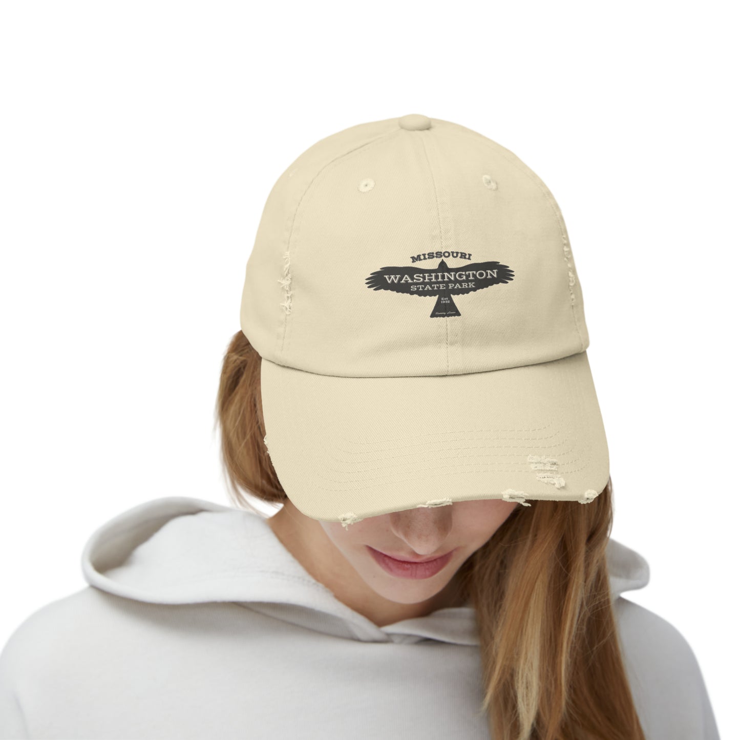 Washington State Park Unisex Distressed Cap