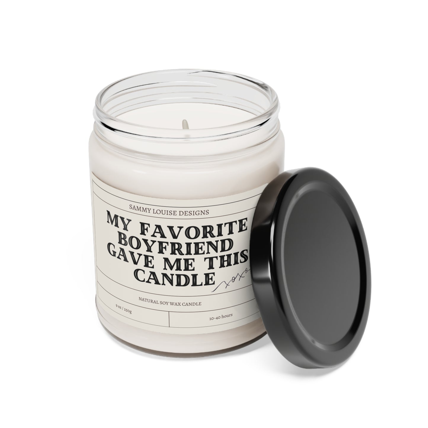 My Favorite Boyfriend Scented Soy Candle, 9oz