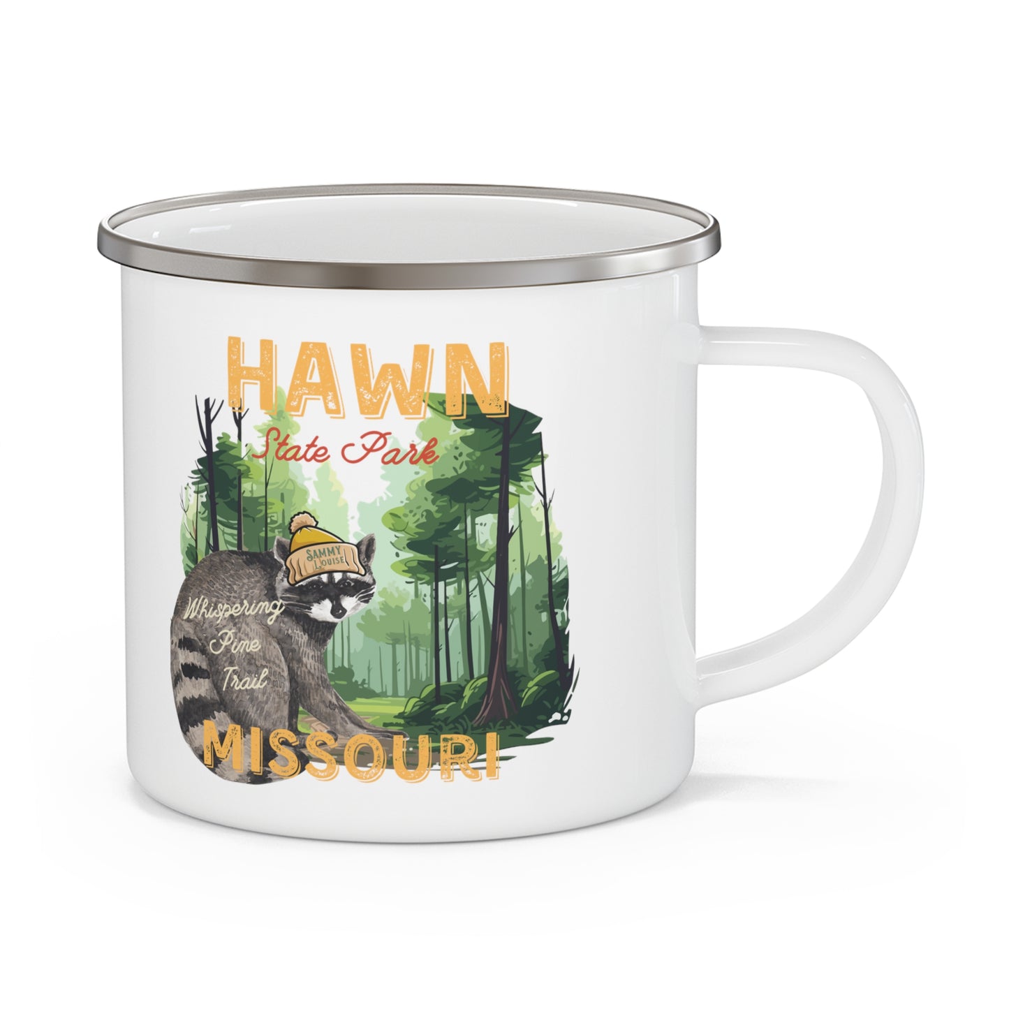 Enamel Camping Mug Hawn State Park
