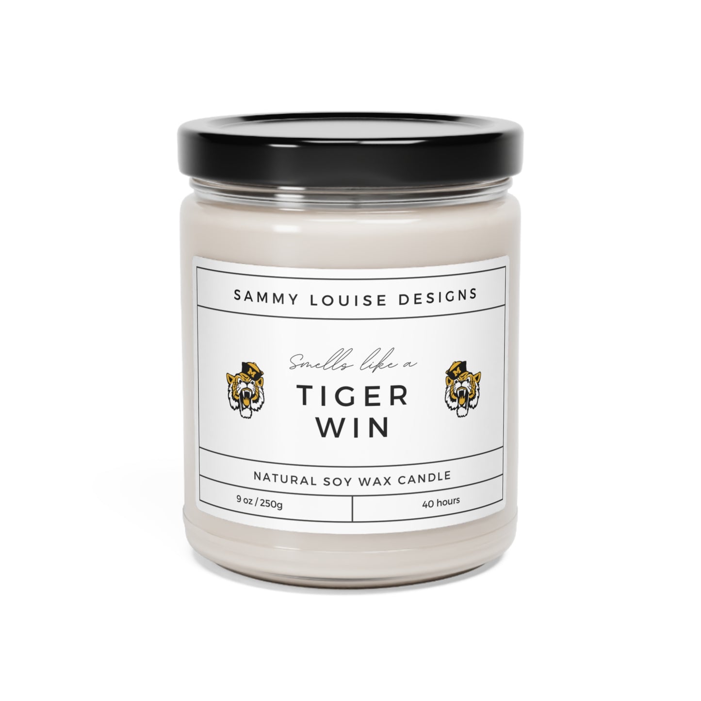 Smells like a Tiger Win Scented Soy Candle, 9oz