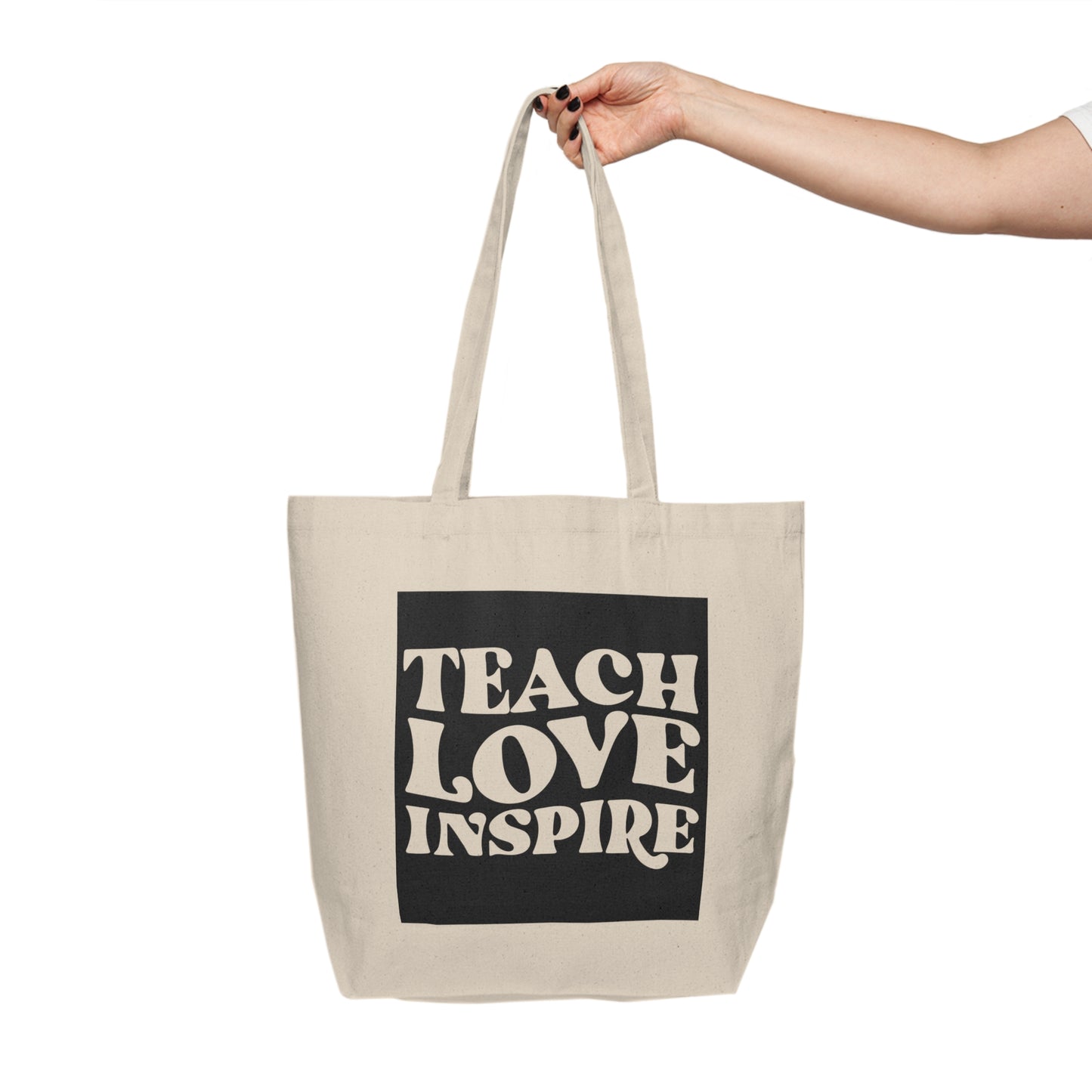 Teacher Canvas Tote