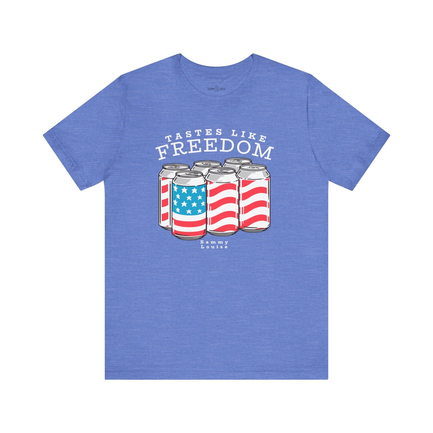 Adult | America | Tastes Like Freedom | Jersey Short Sleeve Tee | USA | Beer