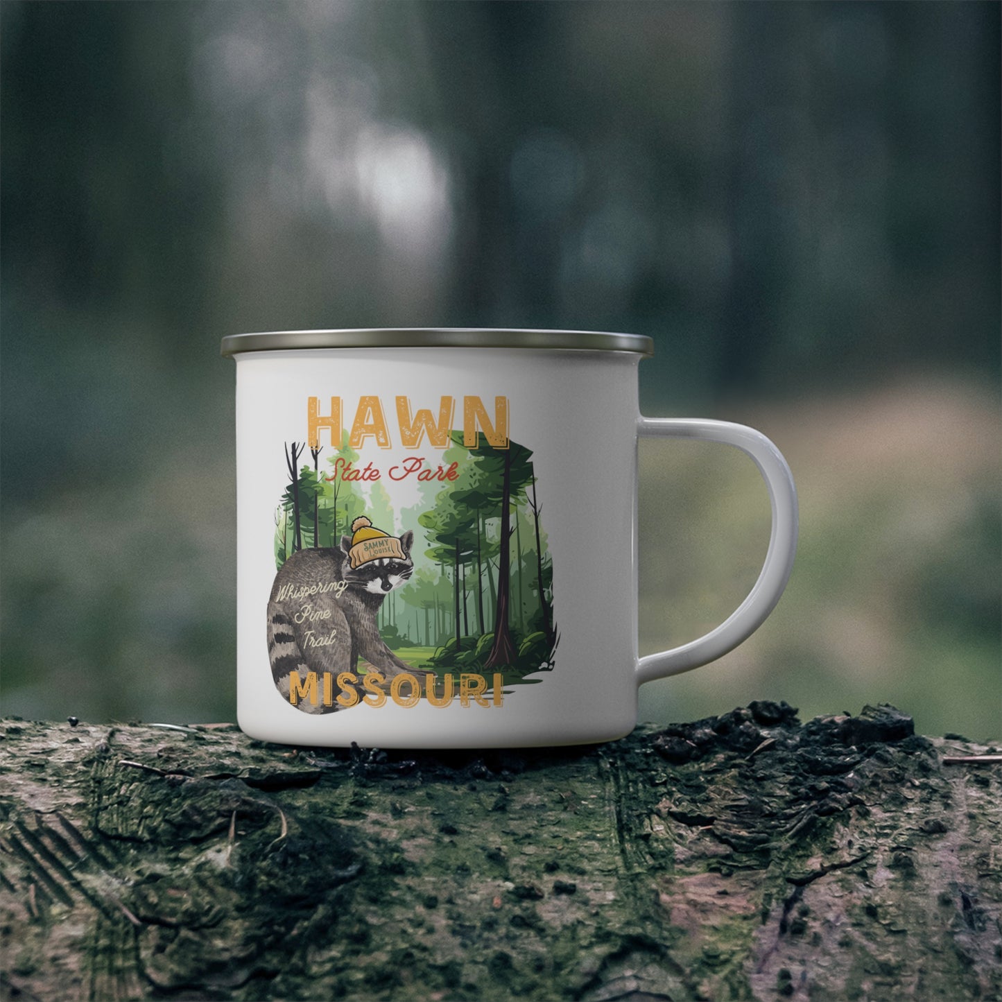 Enamel Camping Mug Hawn State Park