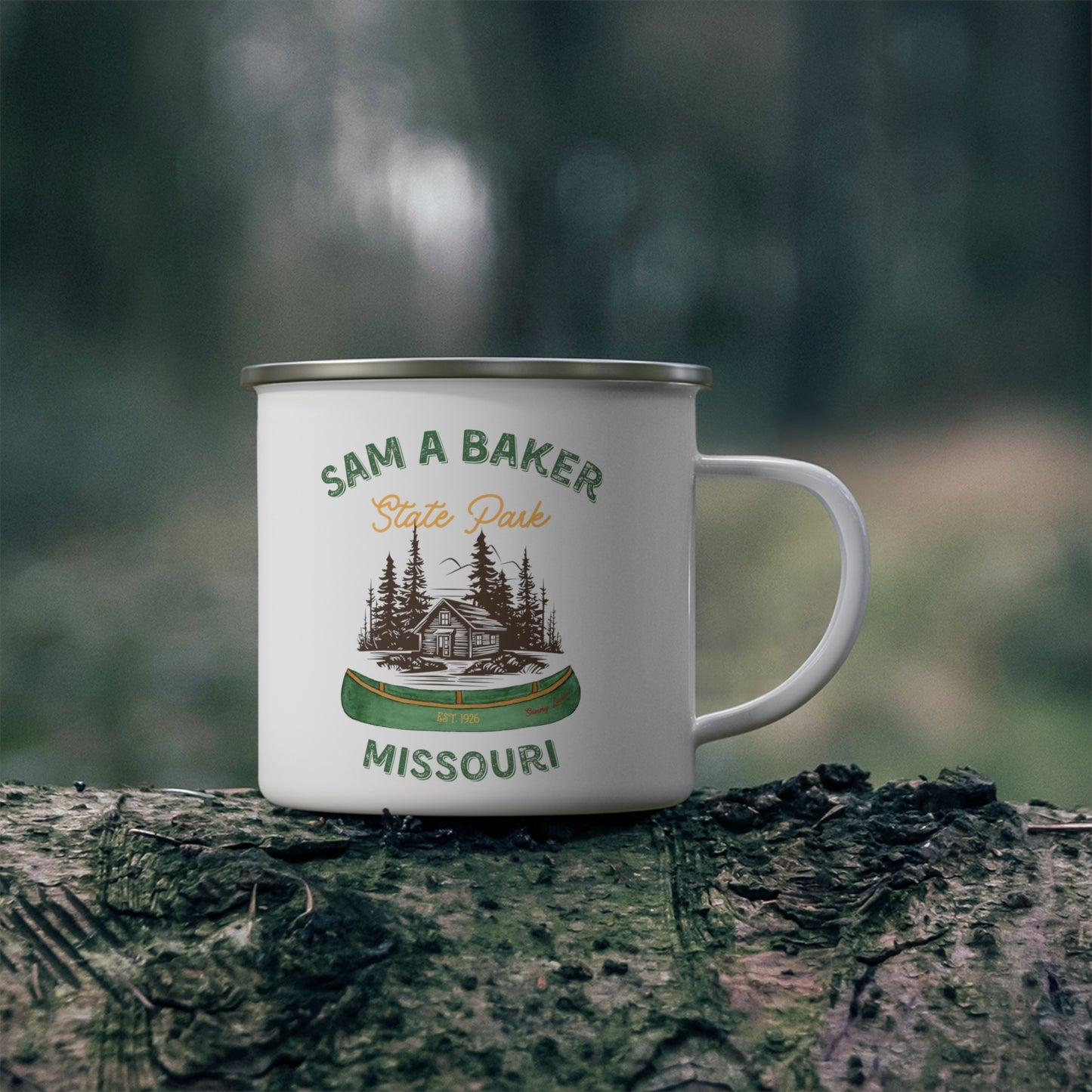 Enamel Camping Mug Sam A Baker State Park