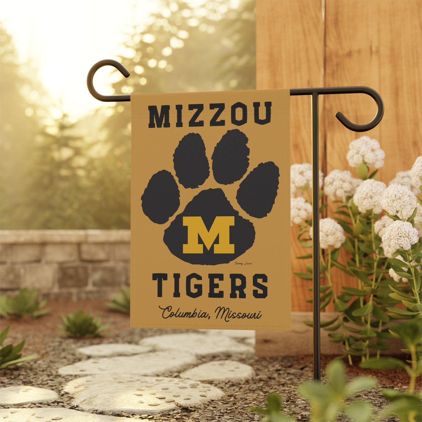 Mizzou Tigers Paw Garden & Yard Banner