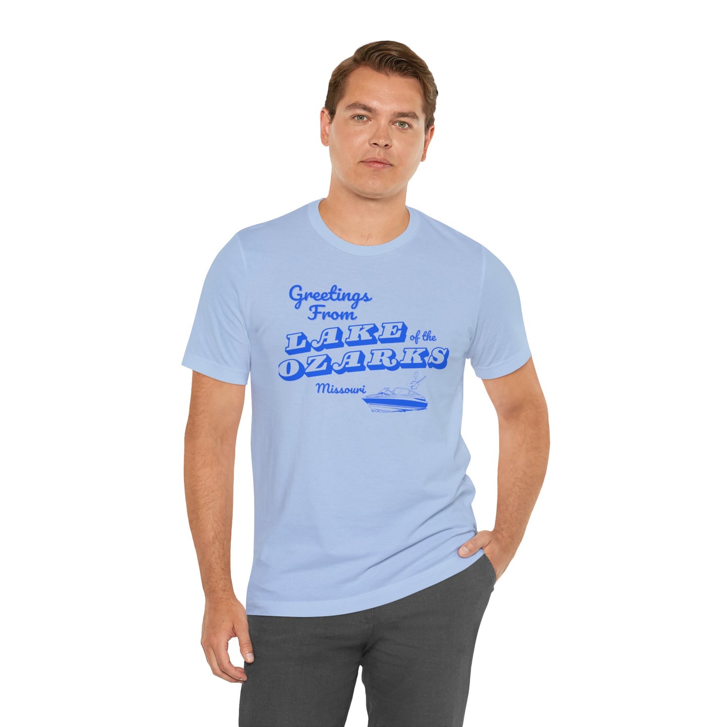 Greetings From Lake of the Ozarks | Vintage Style | unisex Tee | Missouri