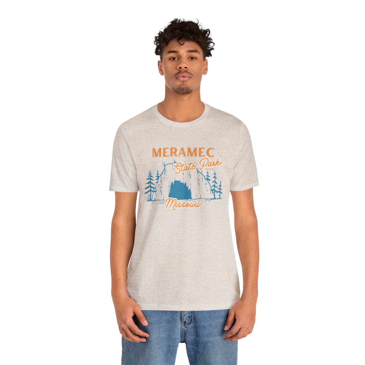Adult Unisex | Meramec State Park | Missouri | Jersey Short Sleeve Tee