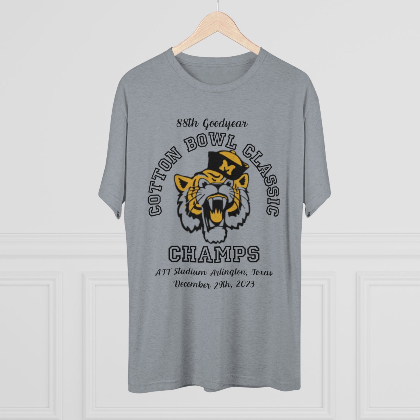 Adult Mizzou Cotton Bowl Champs Unisex Crew Tee