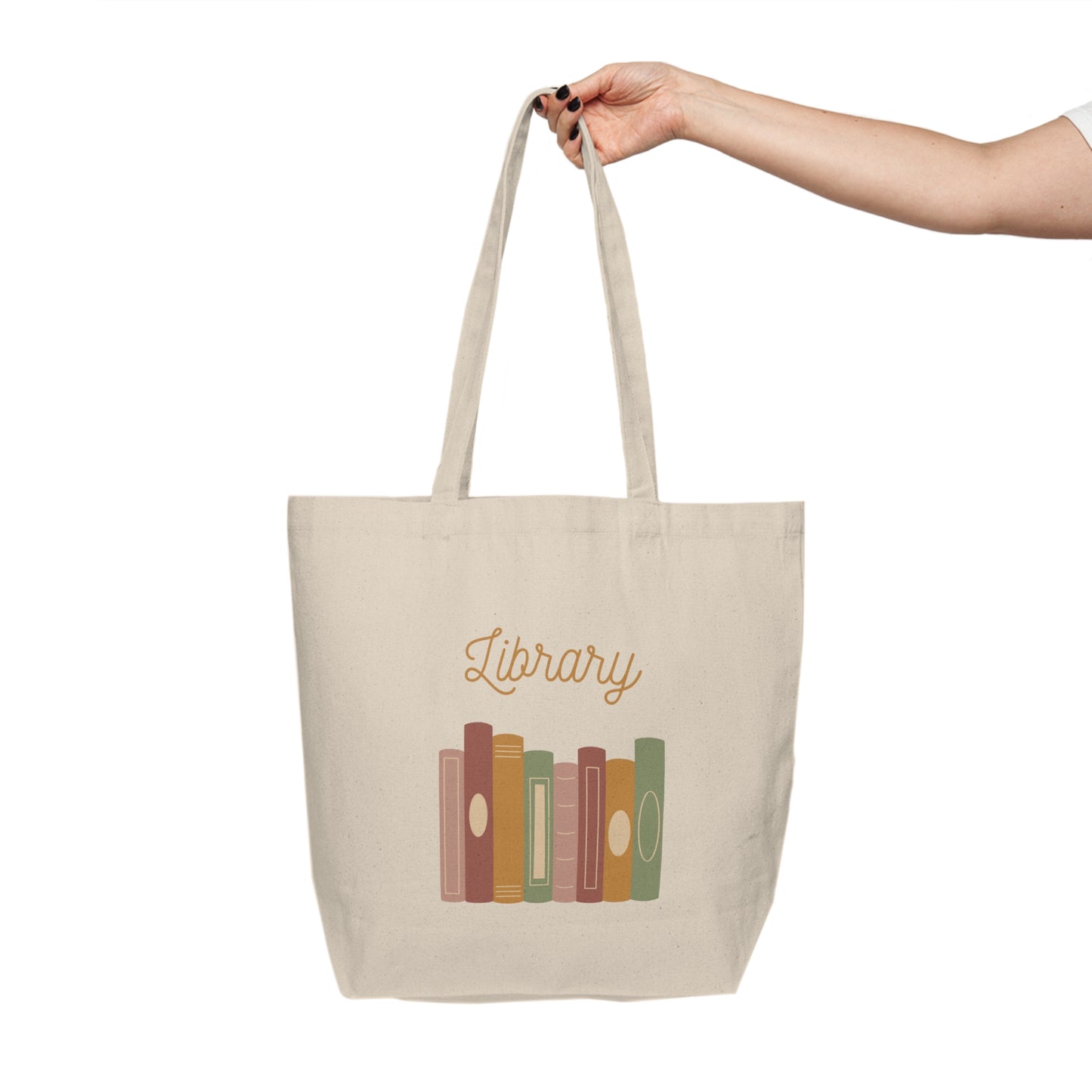 Library Canvas Tote