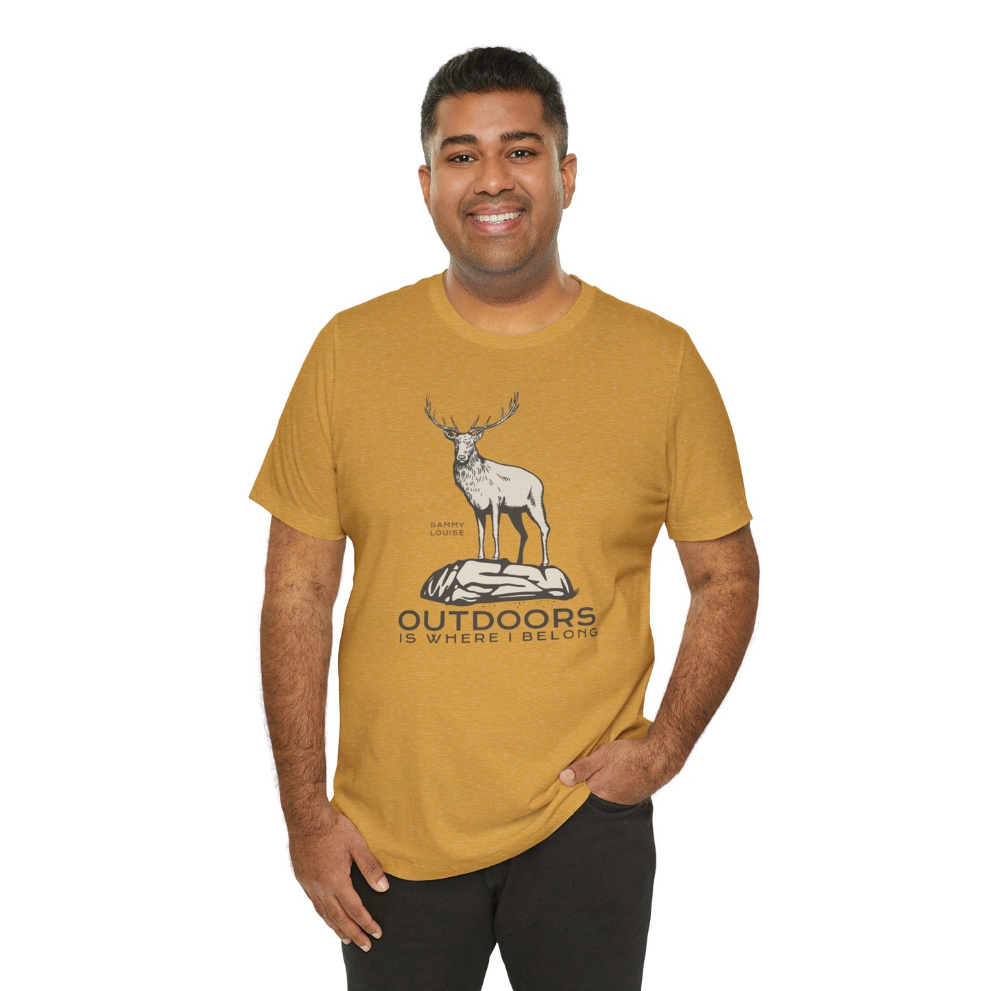 Deer Outdoor Jersey Short Sleeve Tee