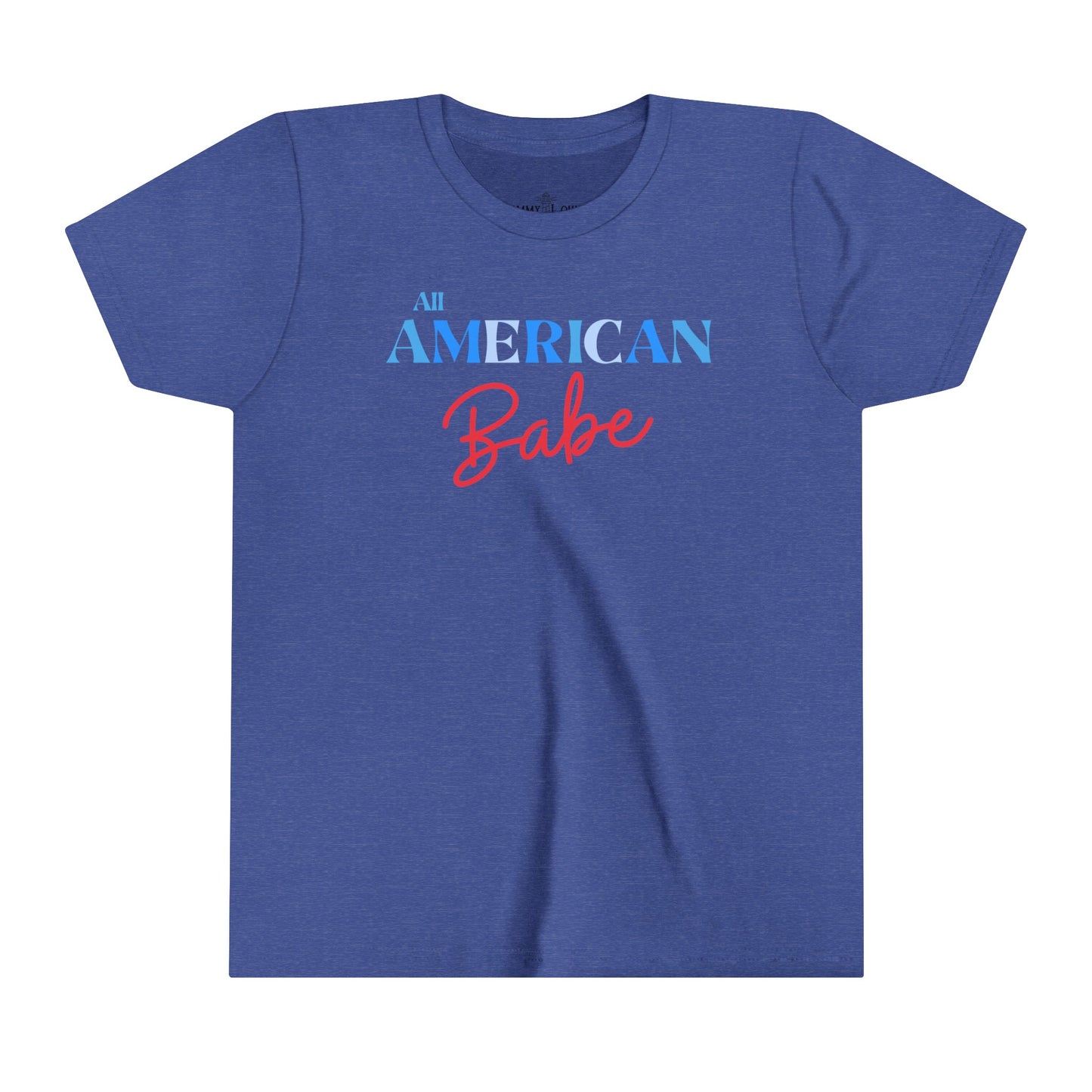 Youth | All American Babe | 4th of July | USA | Family Matching Tee |