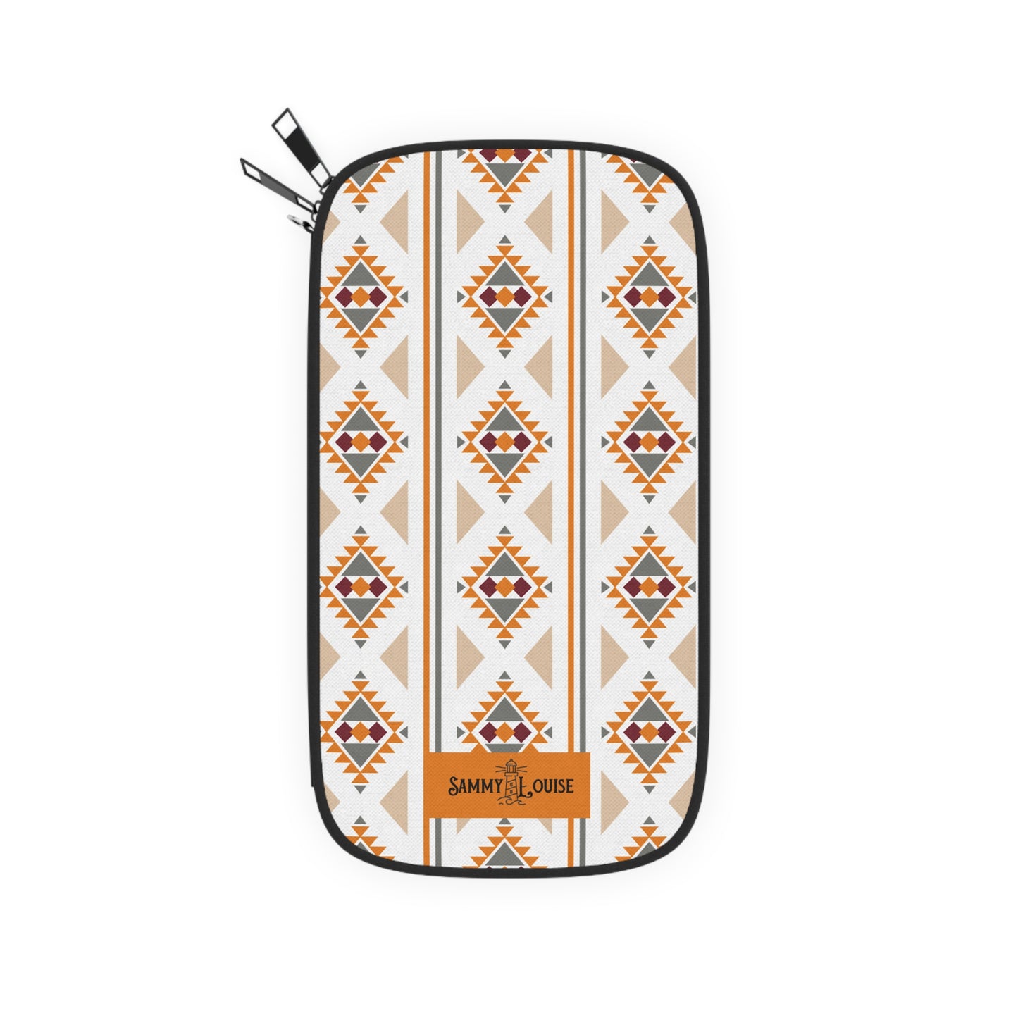 Aztek Teal Vintage style zipper wallet