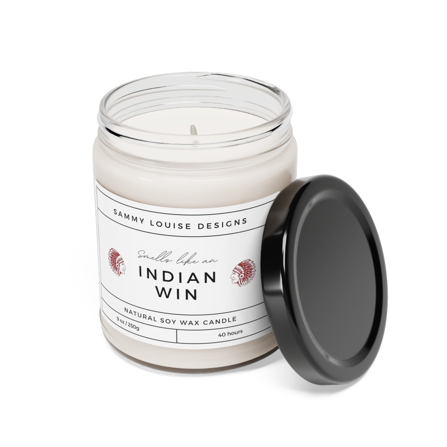 Smells like an Indian Win Scented Soy Candle, 9oz