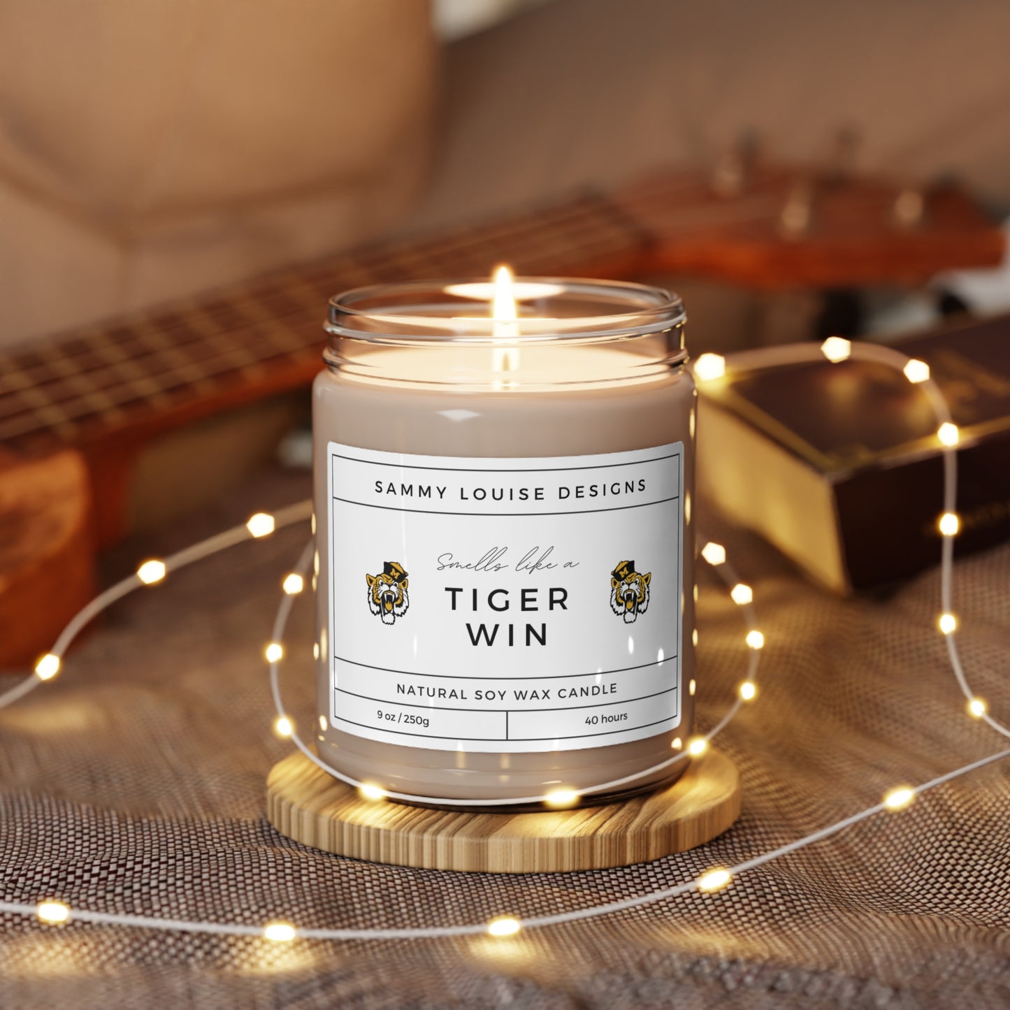 Smells like a Tiger Win Scented Soy Candle, 9oz