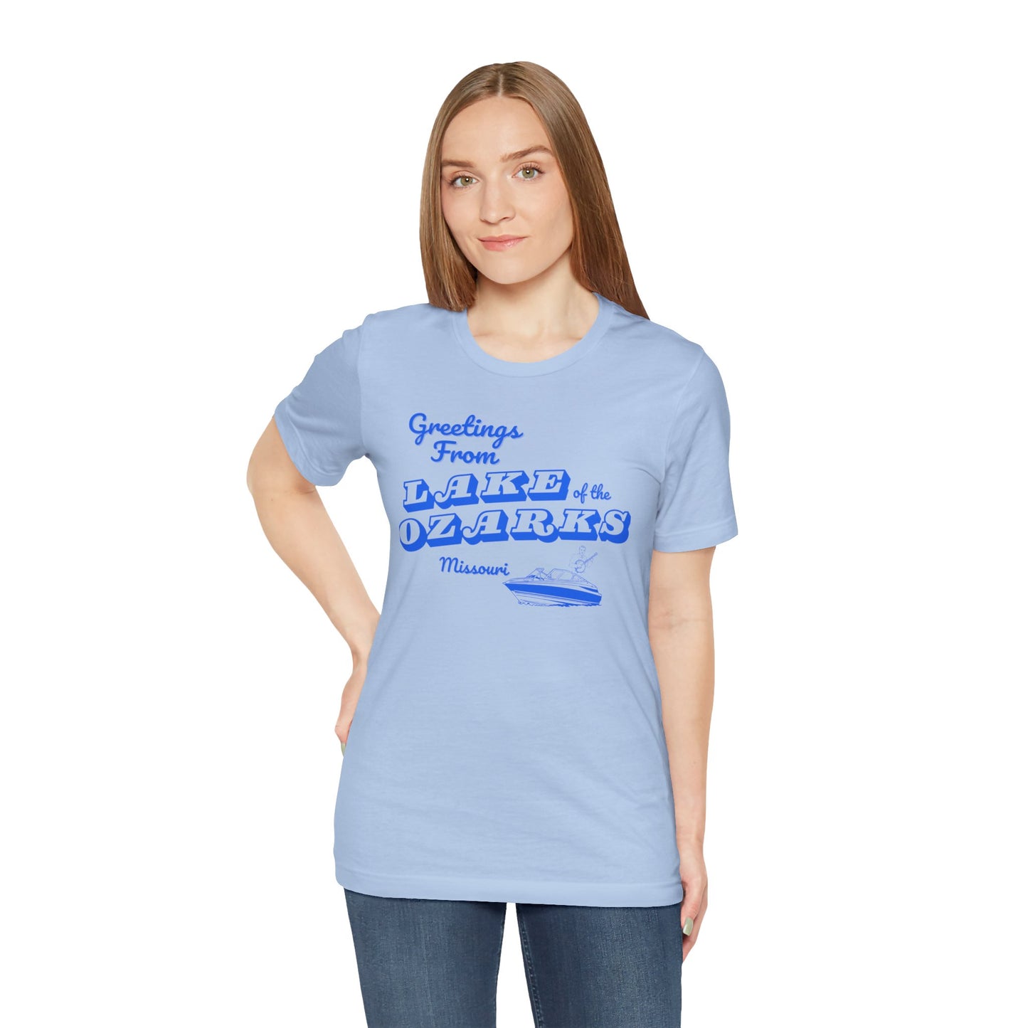Greetings From Lake of the Ozarks | Vintage Style | unisex Tee | Missouri