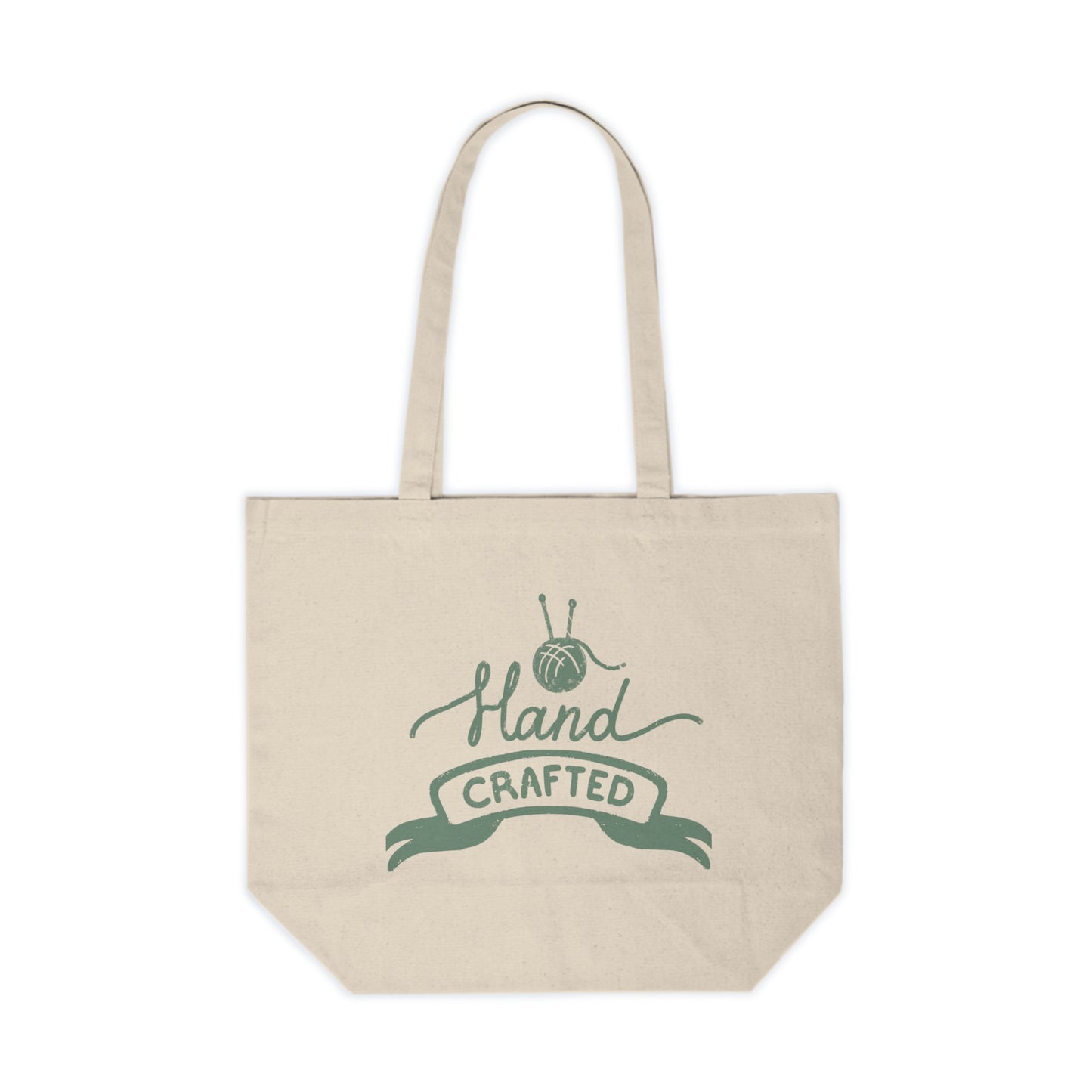 Knitting Canvas Tote