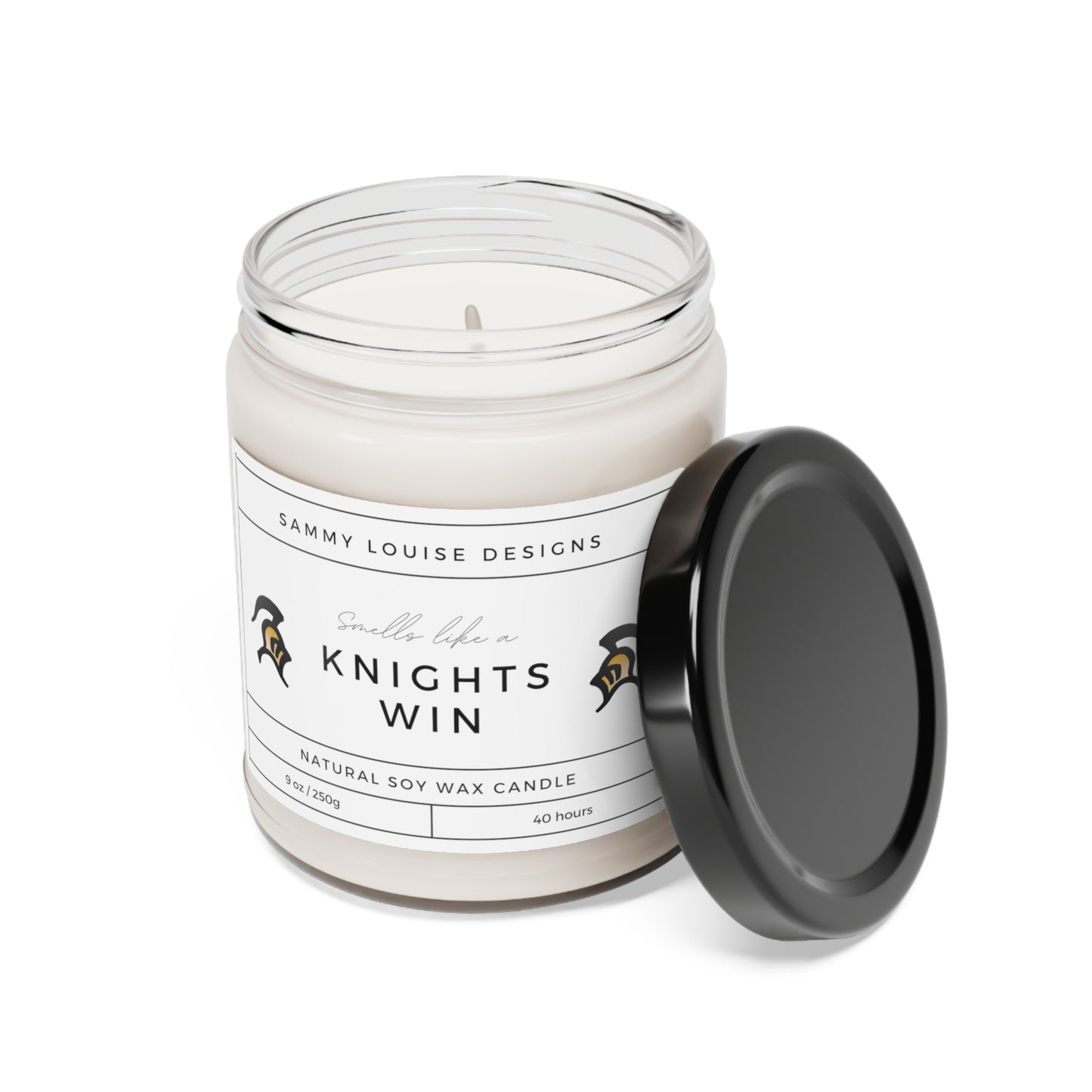 Smells like a Knights Win Scented Soy Candle, 9oz