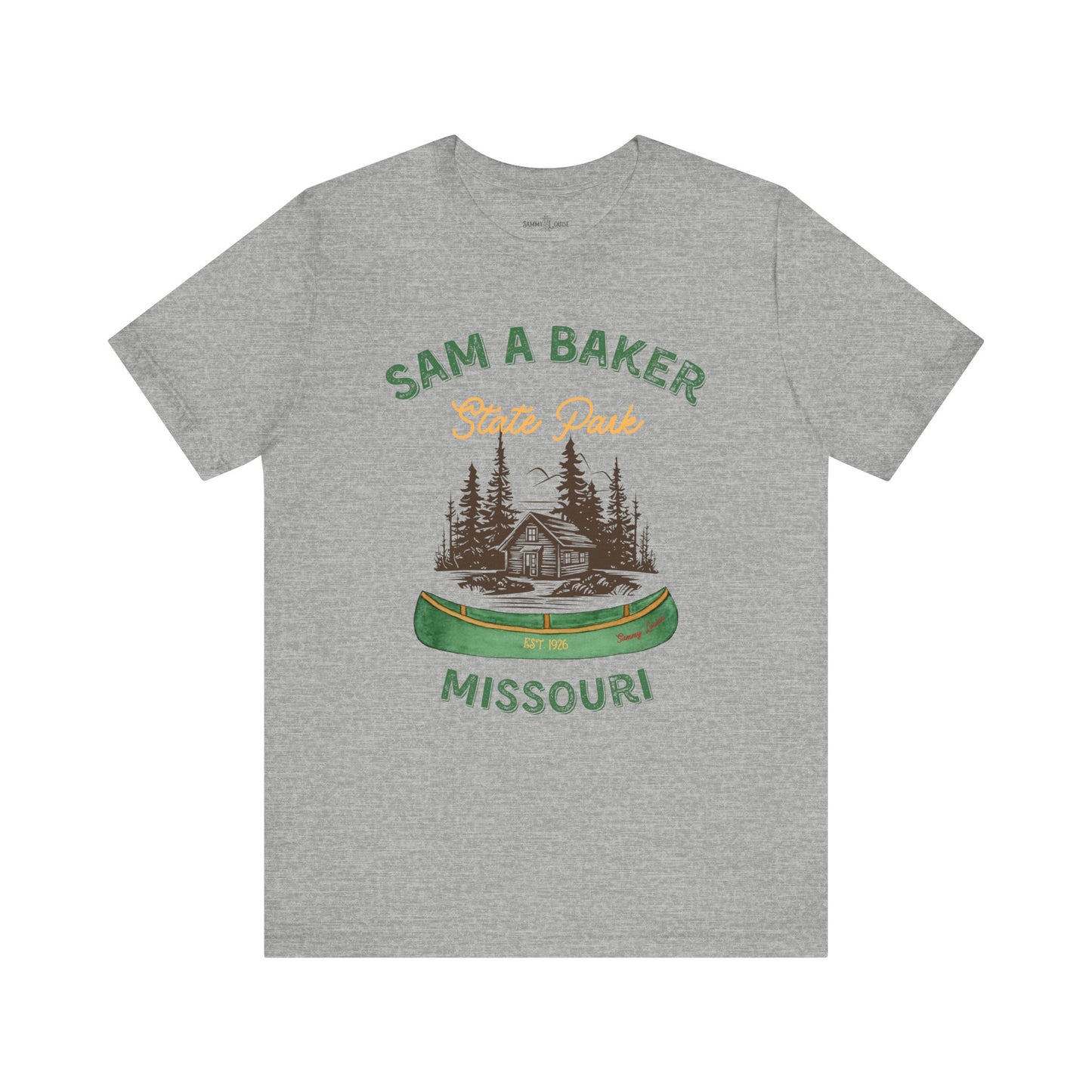 Adult Unisex | Sam A Baker | State Park | Missouri | Jersey Short Sleeve Tee