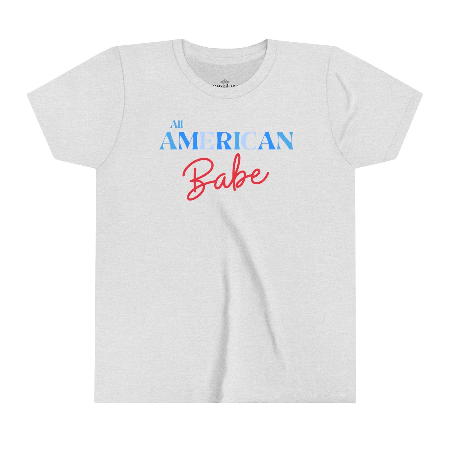 Youth | All American Babe | 4th of July | USA | Family Matching Tee |