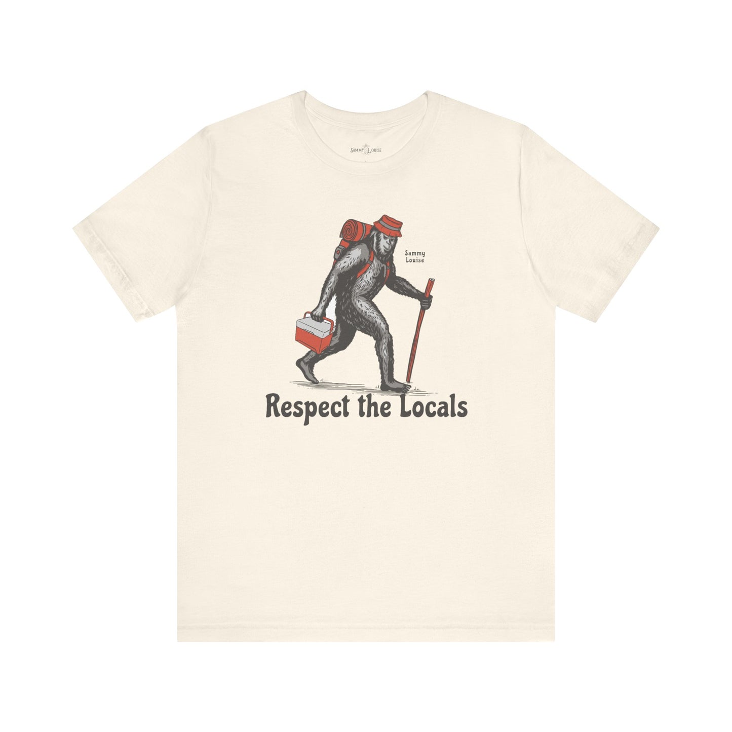 Adult Unisex | Respect the Locals | Sasquatch Jersey Short Sleeve Tee