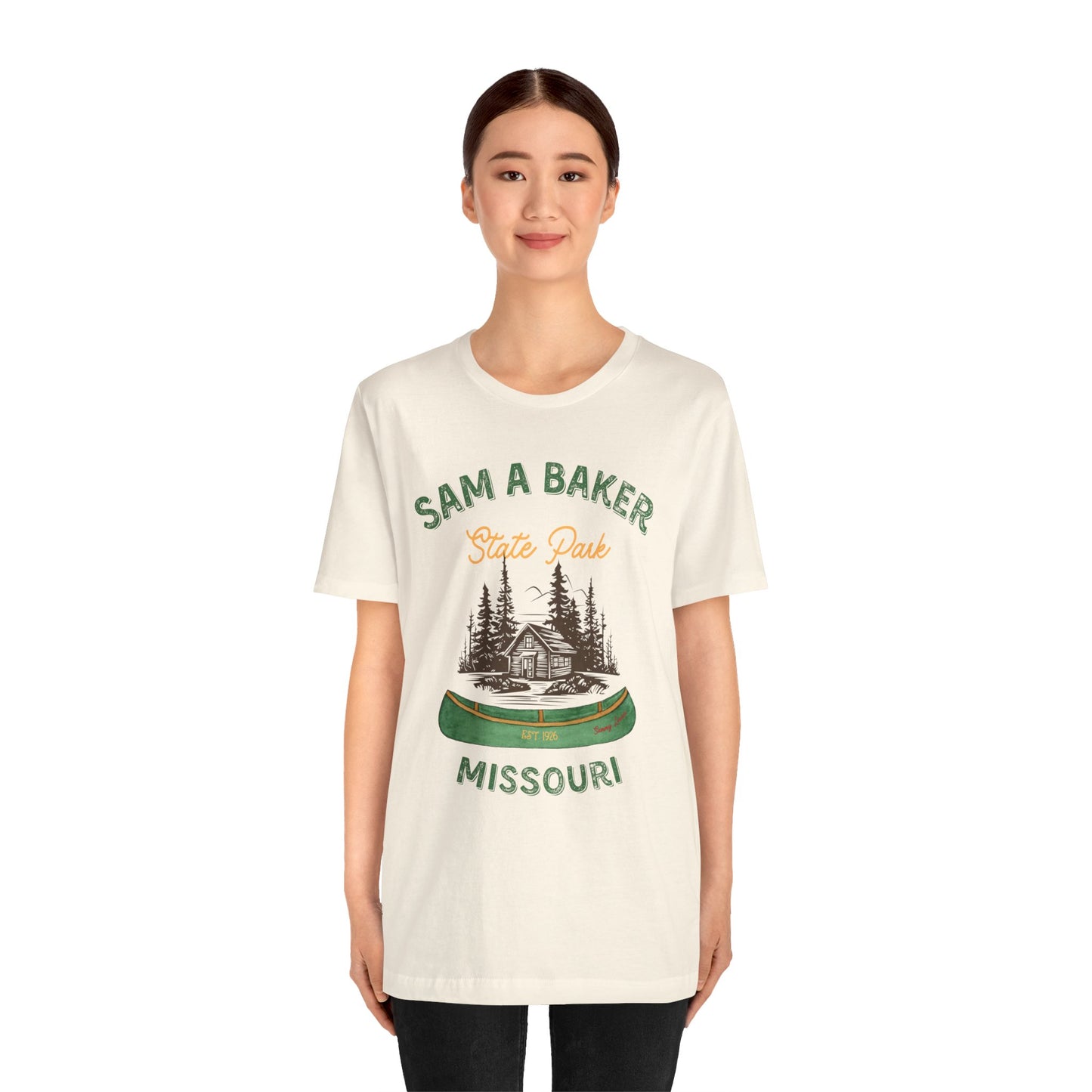 Adult Unisex | Sam A Baker | State Park | Missouri | Jersey Short Sleeve Tee