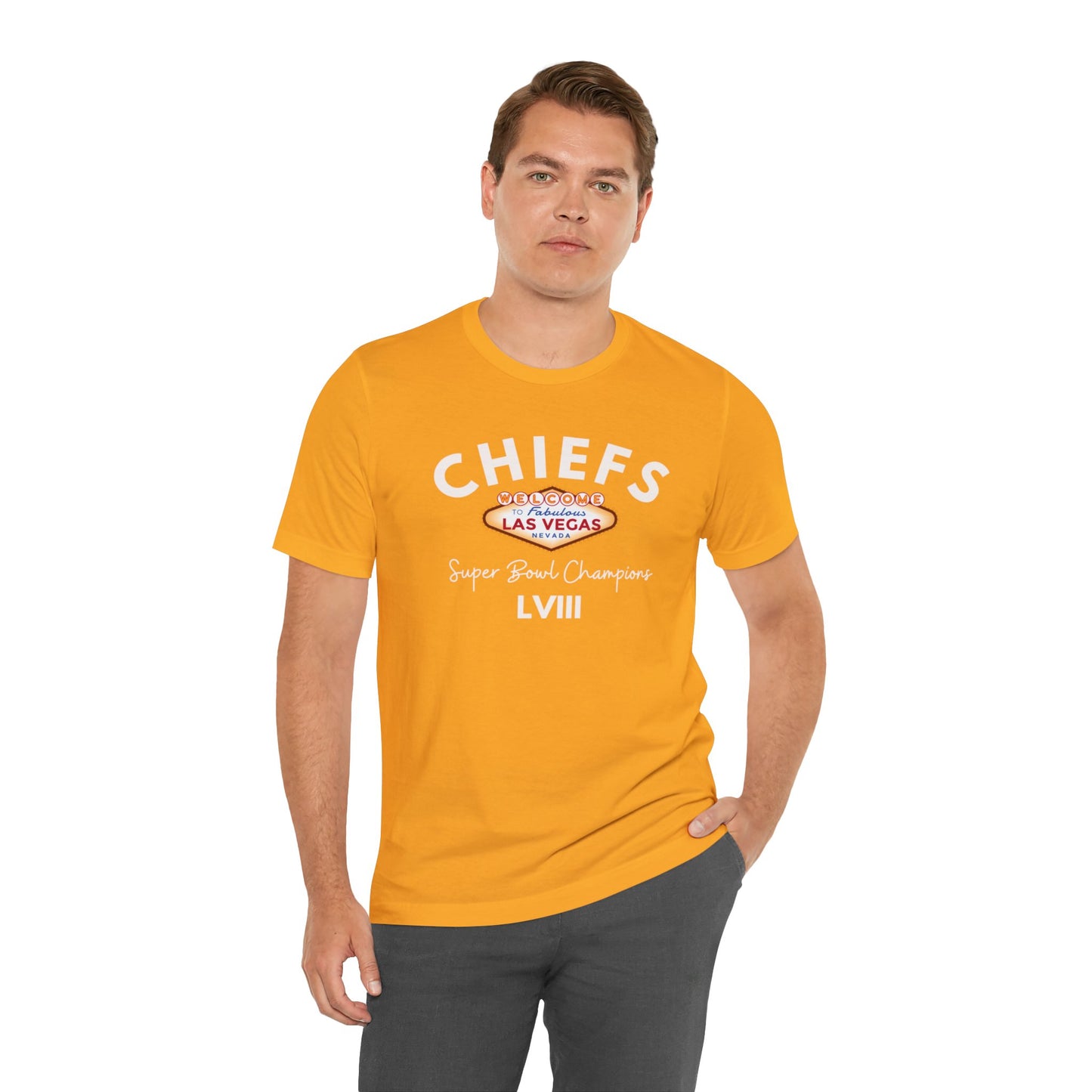 Adult Las Vegas | Super Bowl Champions | KC Chiefs Unisex Jersey Short Sleeve Tee