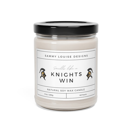 Smells like a Knights Win Scented Soy Candle, 9oz