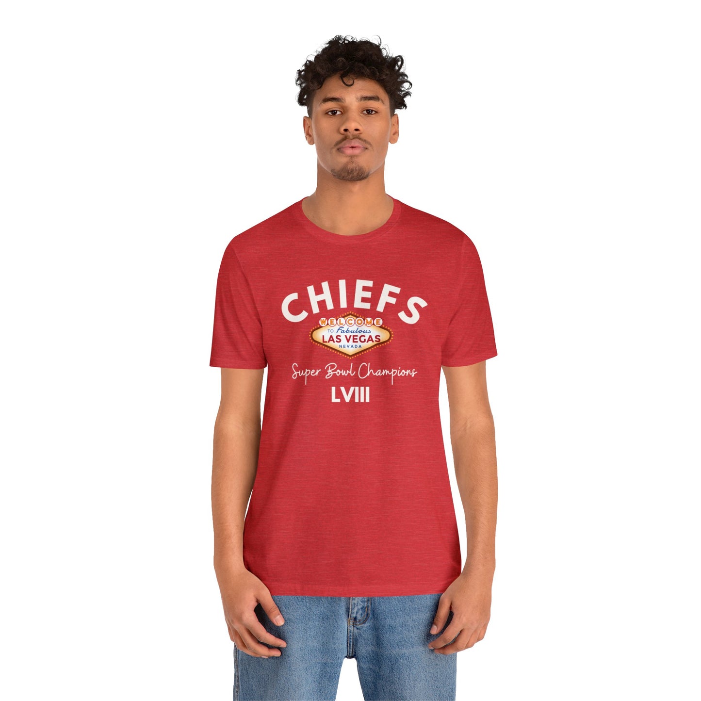 Adult Las Vegas | Super Bowl Champions | KC Chiefs Unisex Jersey Short Sleeve Tee