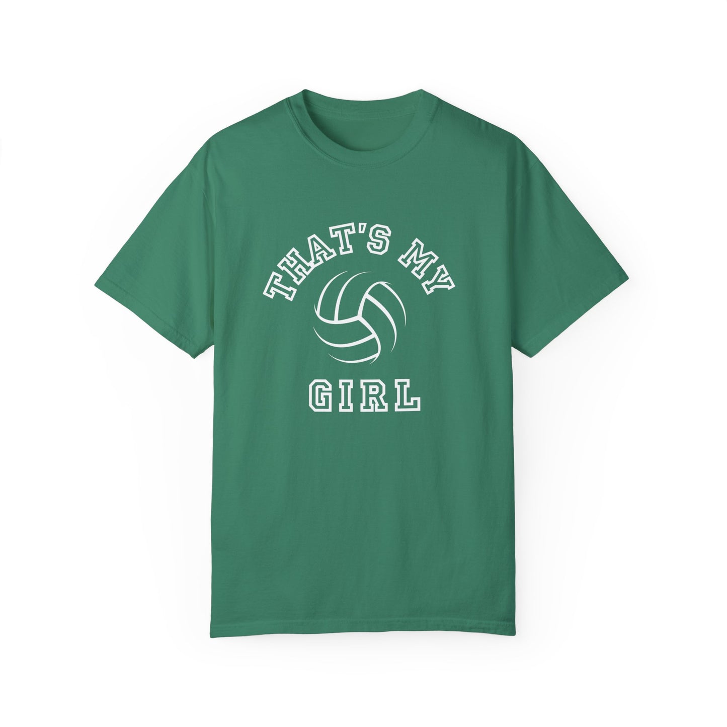 Thats my Girl Volleyball Tee | School Colors | Unisex Garment-Dyed T-shirt