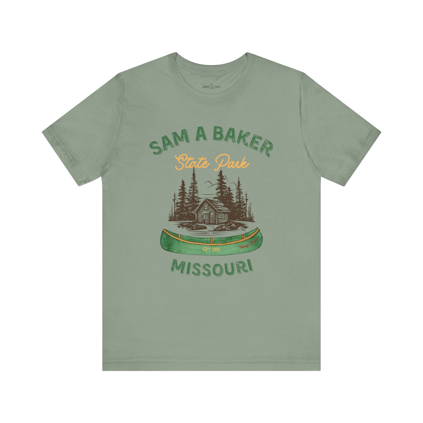 Adult Unisex | Sam A Baker | State Park | Missouri | Jersey Short Sleeve Tee