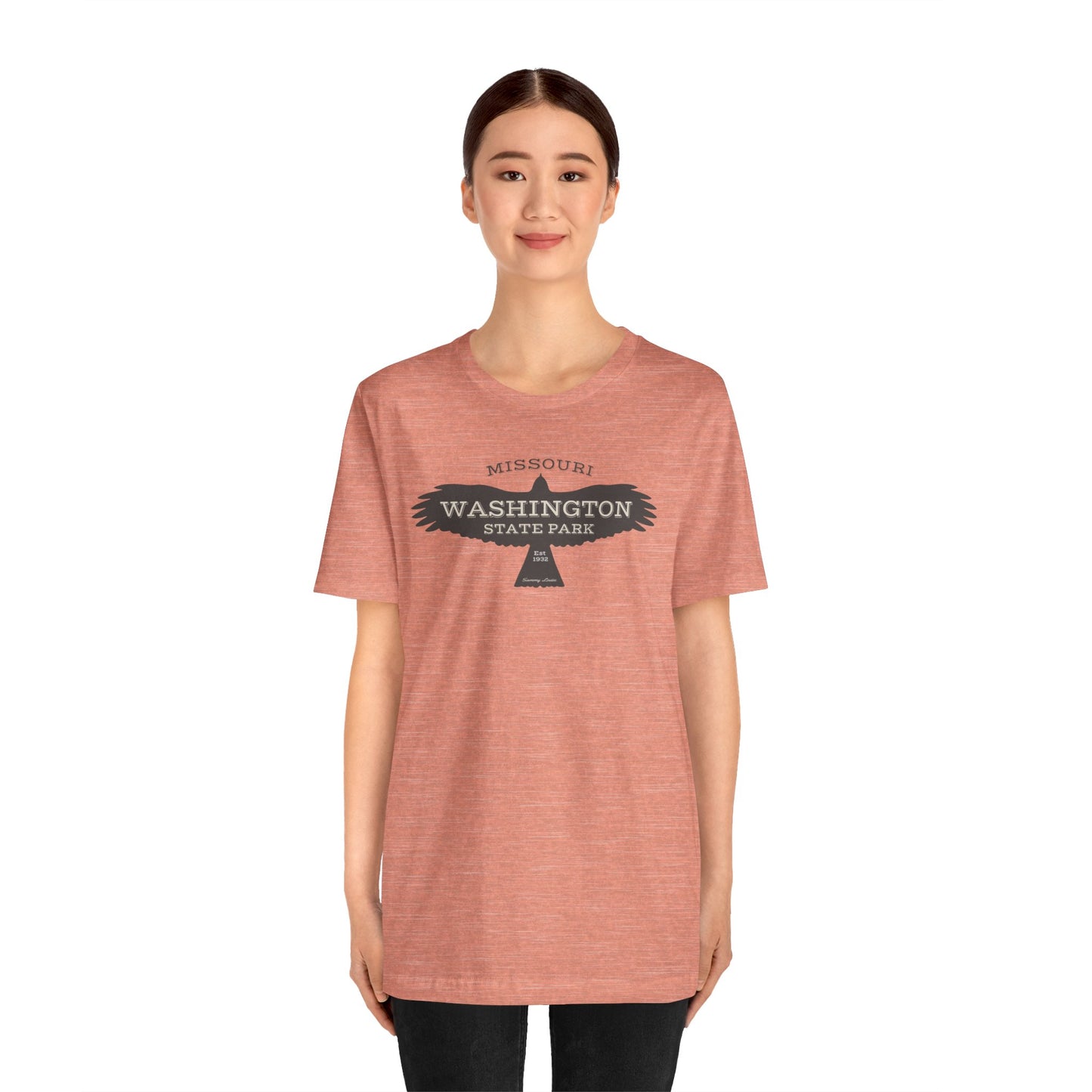 Adult Unisex | Washington state Park | Jersey Short Sleeve Tee | Camping Shirt | Outdoor Tee