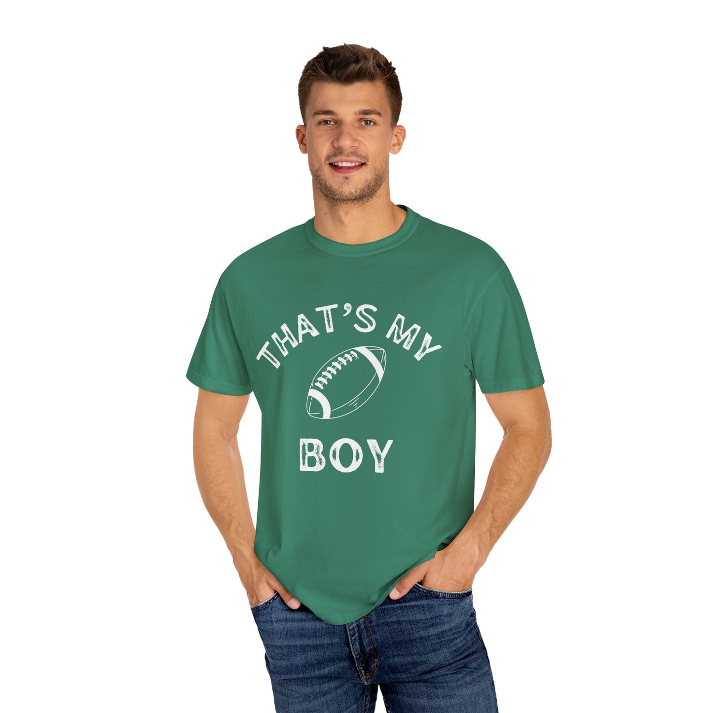 Adult | Thats my Boy | Football Unisex Garment-Dyed T-shirt