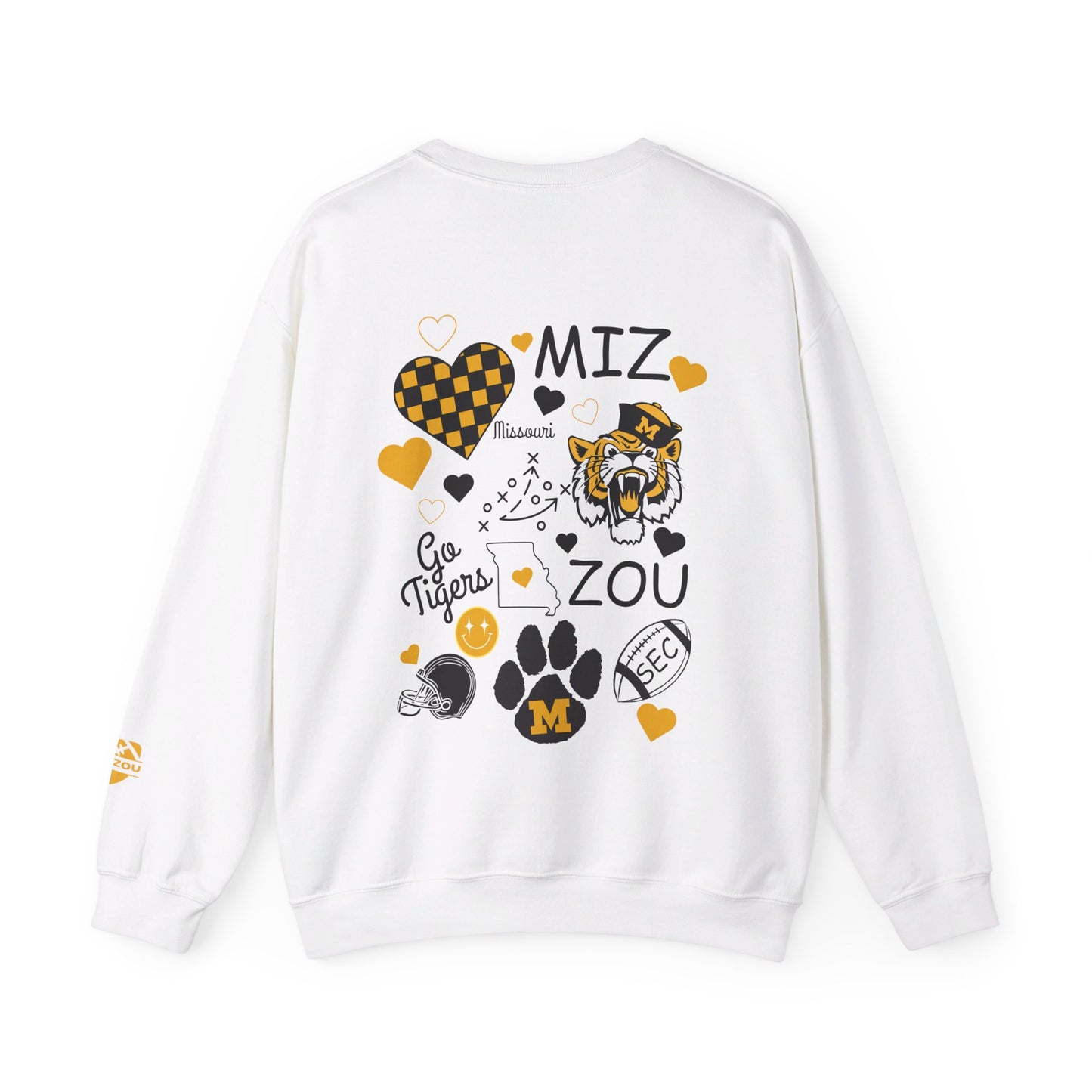 Mizzou Collage Sweatshirt | Football | Missouri | Crewneck | Sweatshirt