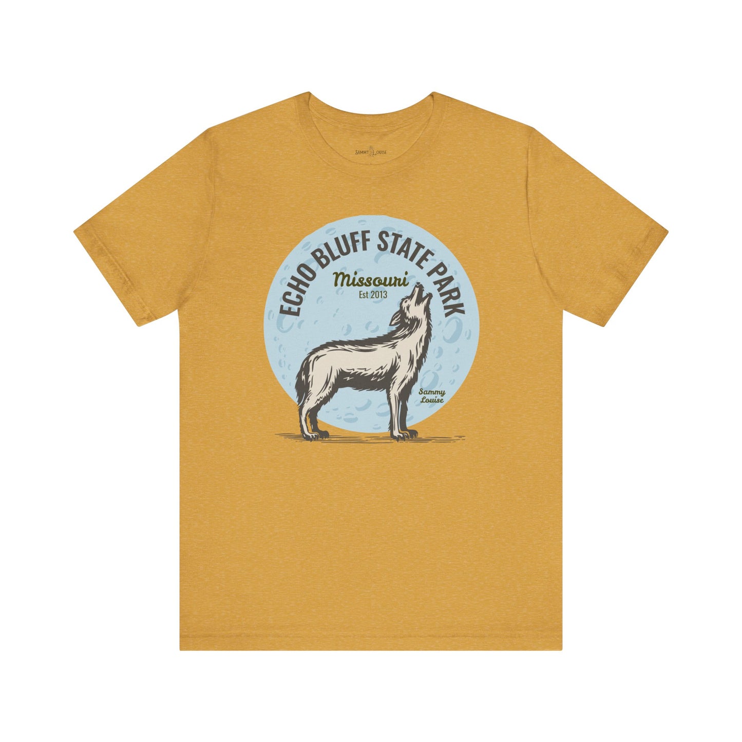 Adult Unisex | Echo Bluff state Park | Jersey Short Sleeve Tee | Camping Shirt | Outdoor Tee