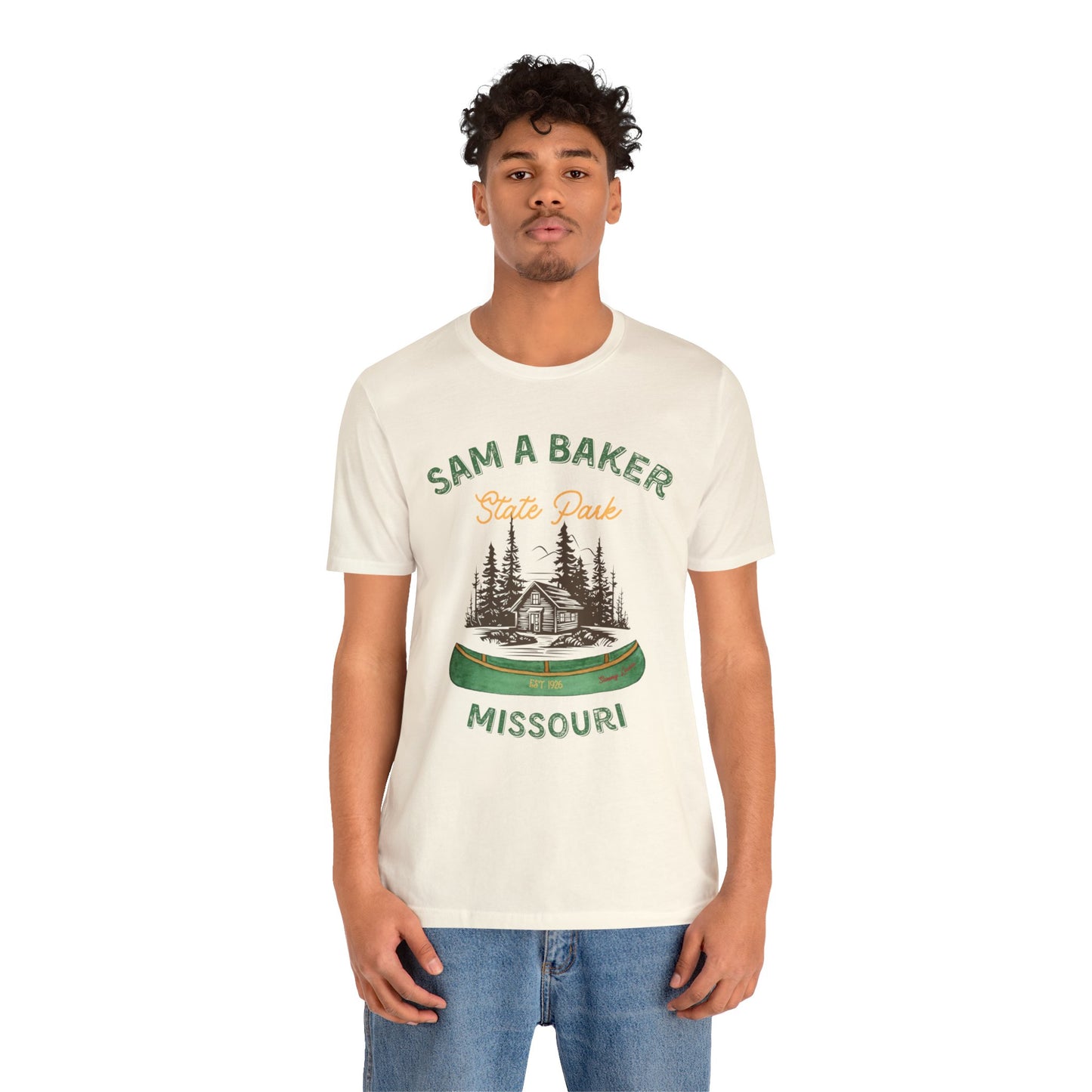 Adult Unisex | Sam A Baker | State Park | Missouri | Jersey Short Sleeve Tee