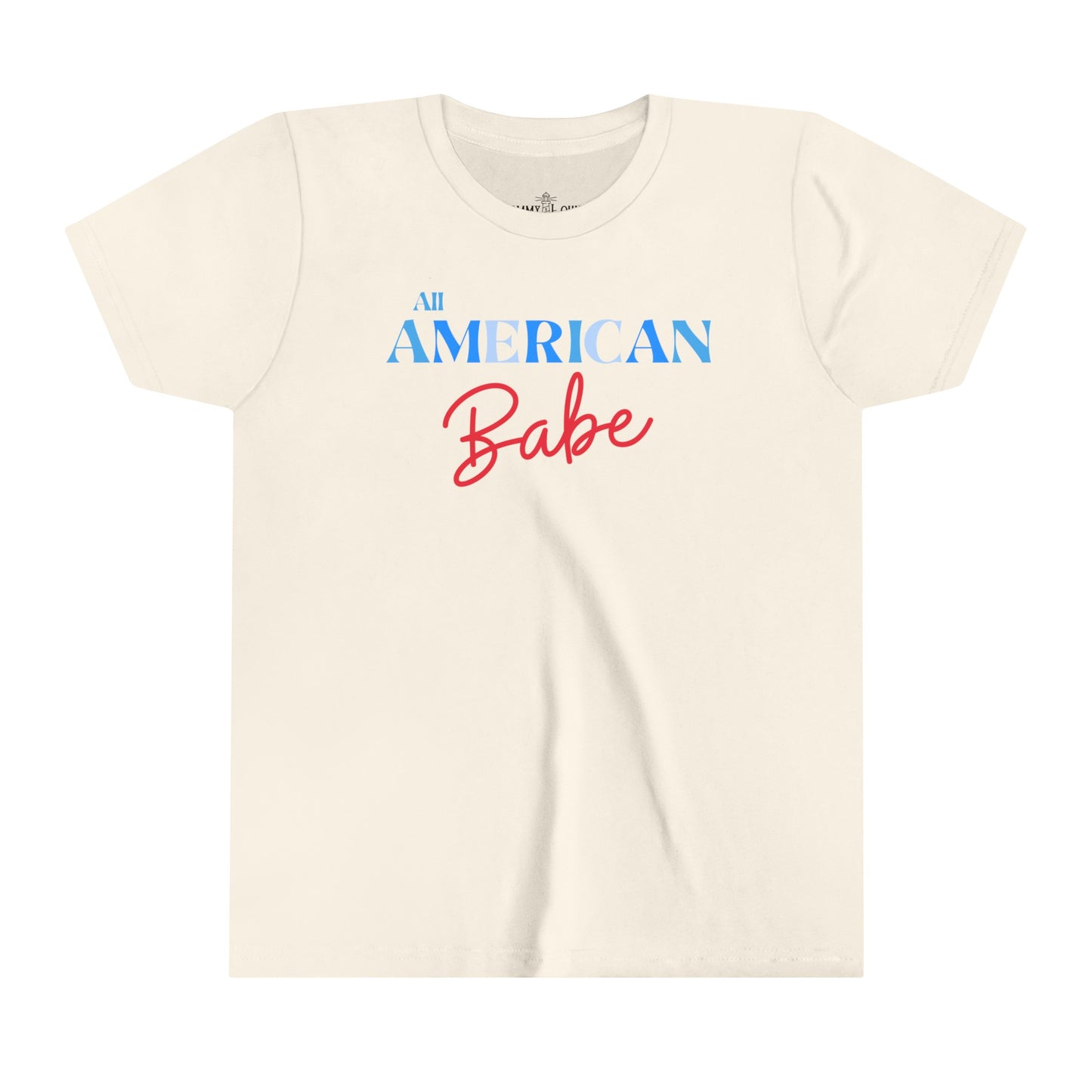Youth | All American Babe | 4th of July | USA | Family Matching Tee |