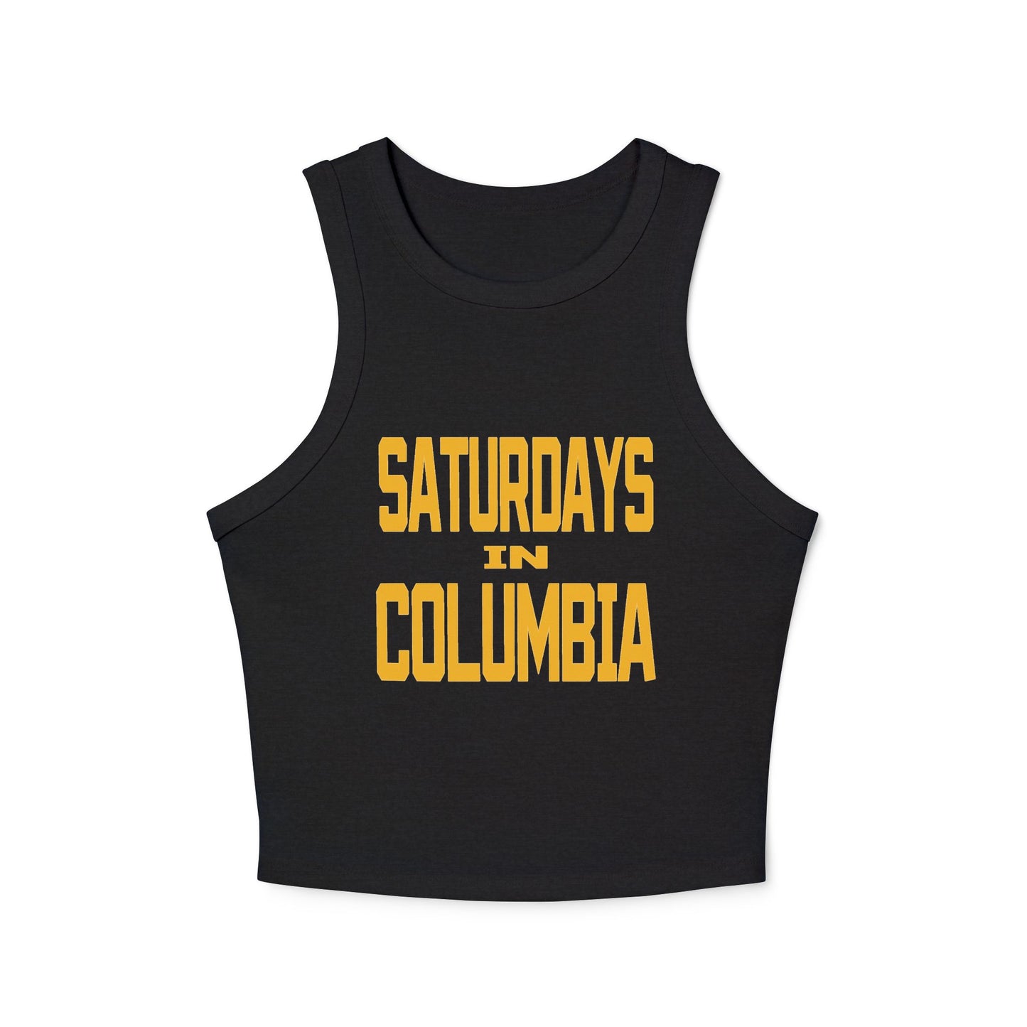 Mizzou | Saturdays in Columbia | Women's Micro Rib Racer Tank Top