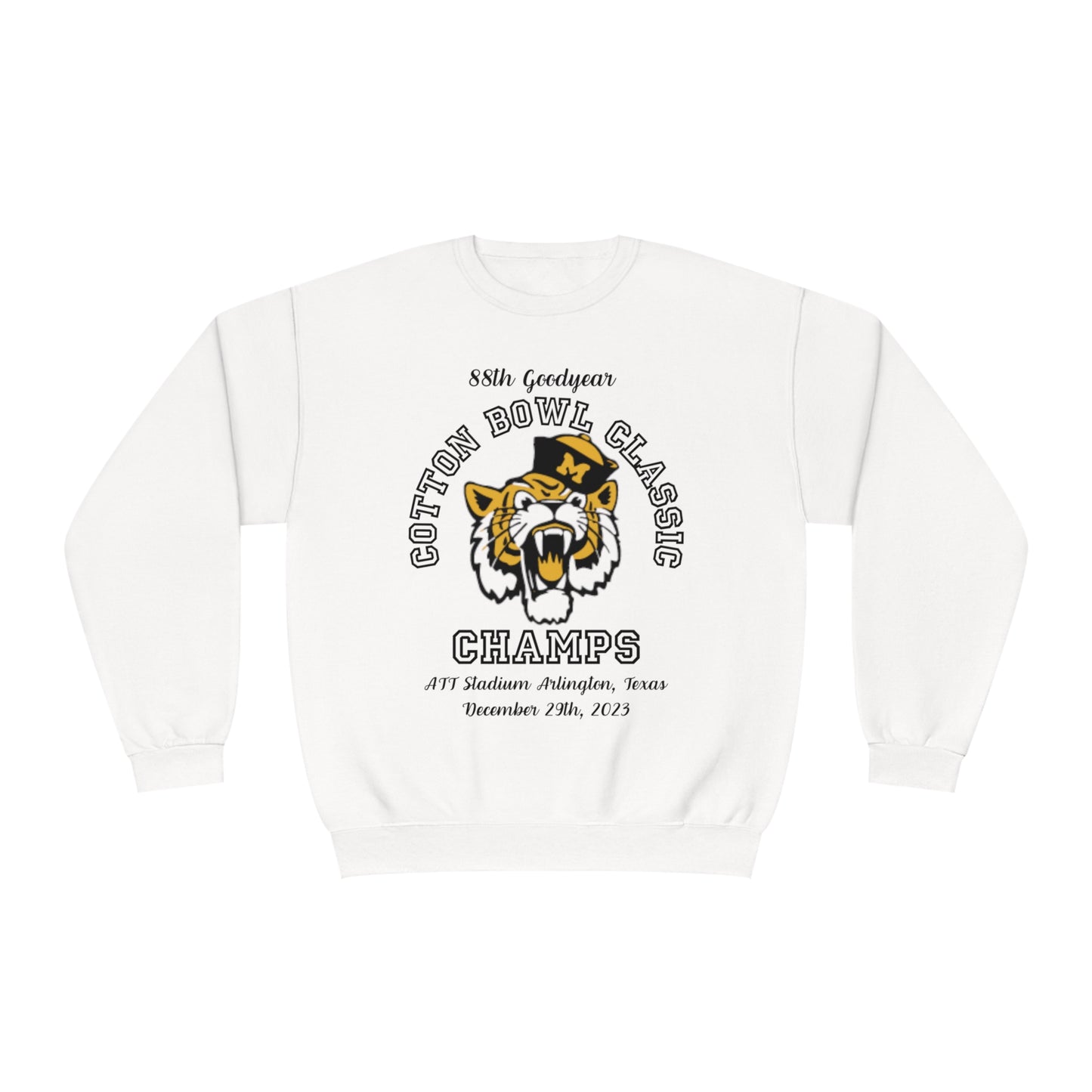 Mizzou Cotton Bowl 2023 Champs Unisex NuBlend® Crewneck Sweatshirt