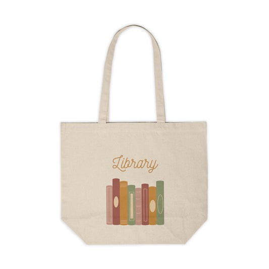 Library Canvas Tote