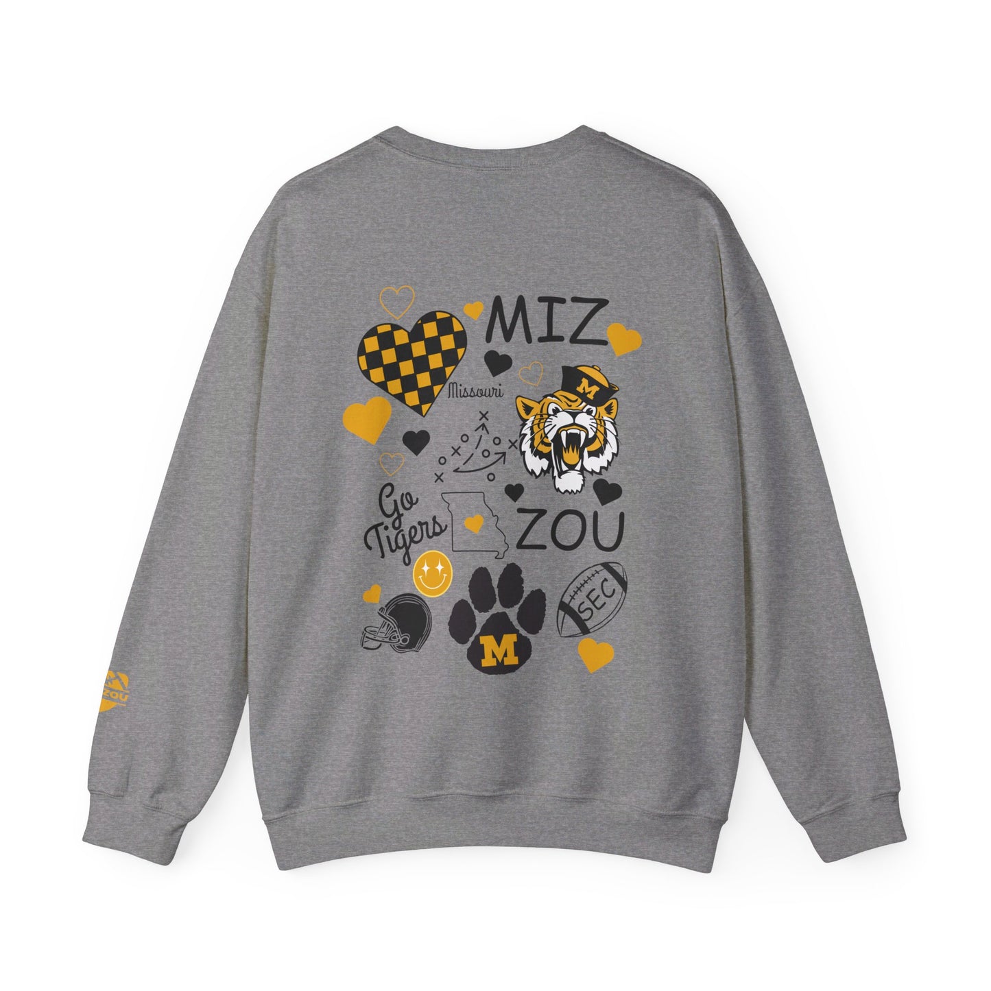 Mizzou Collage Sweatshirt | Football | Missouri | Crewneck | Sweatshirt