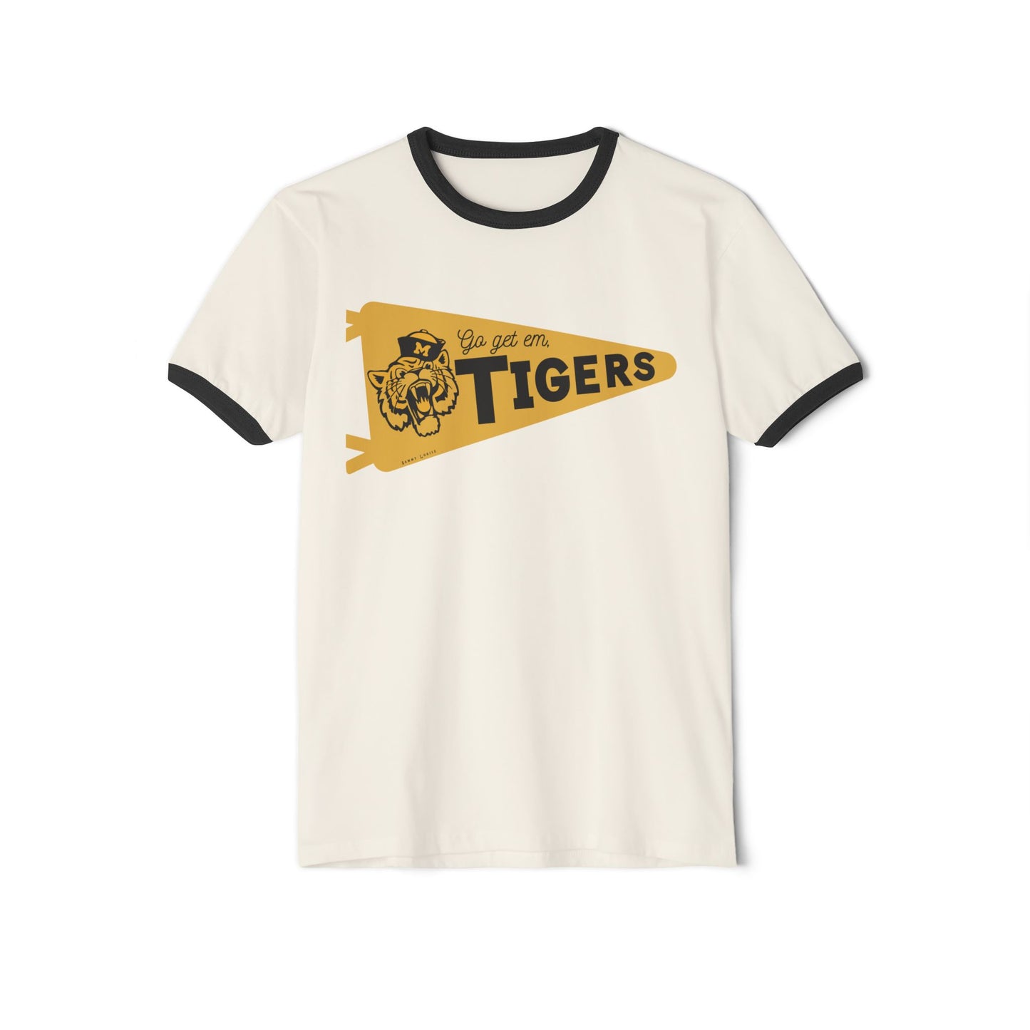 Missouri Banner | Tigers | Ringer T-Shirt | Vintage style | Mizzou