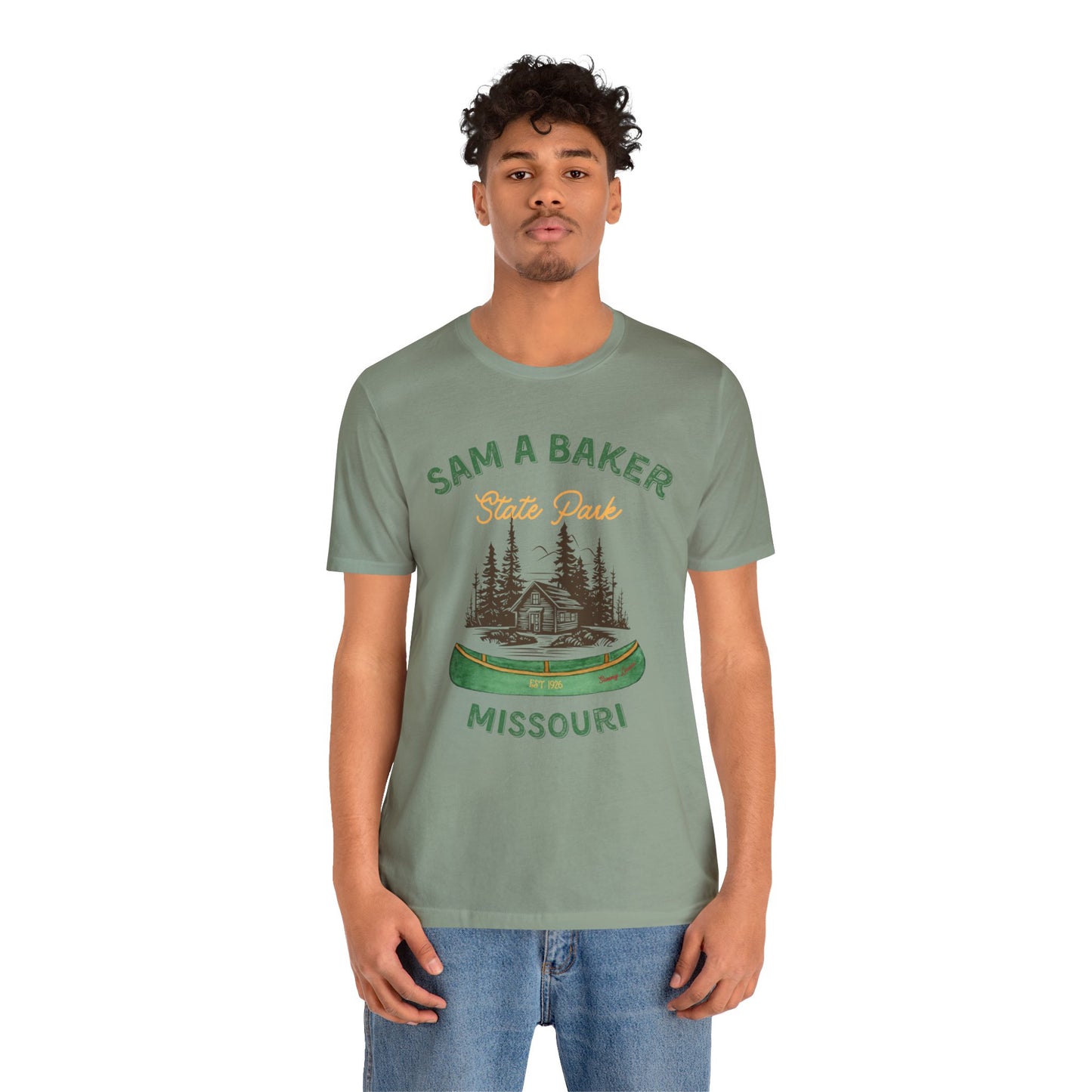 Adult Unisex | Sam A Baker | State Park | Missouri | Jersey Short Sleeve Tee