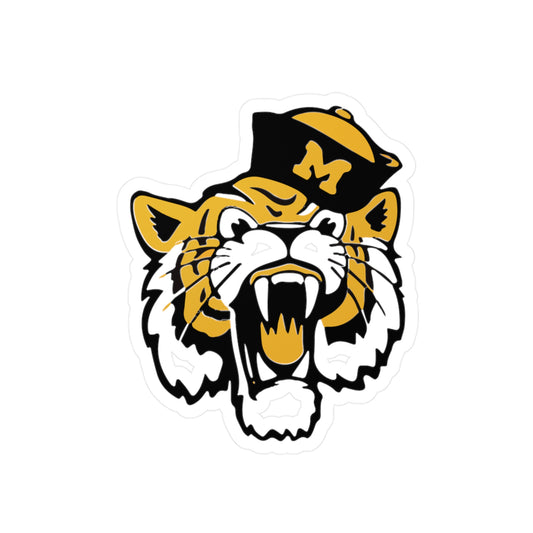 Mizzou Vintage Tiger Mascot Vinyl Decal