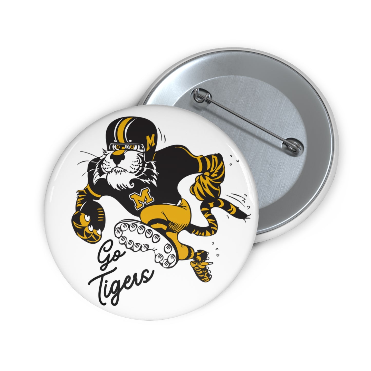 Mizzou Go Tigers Button