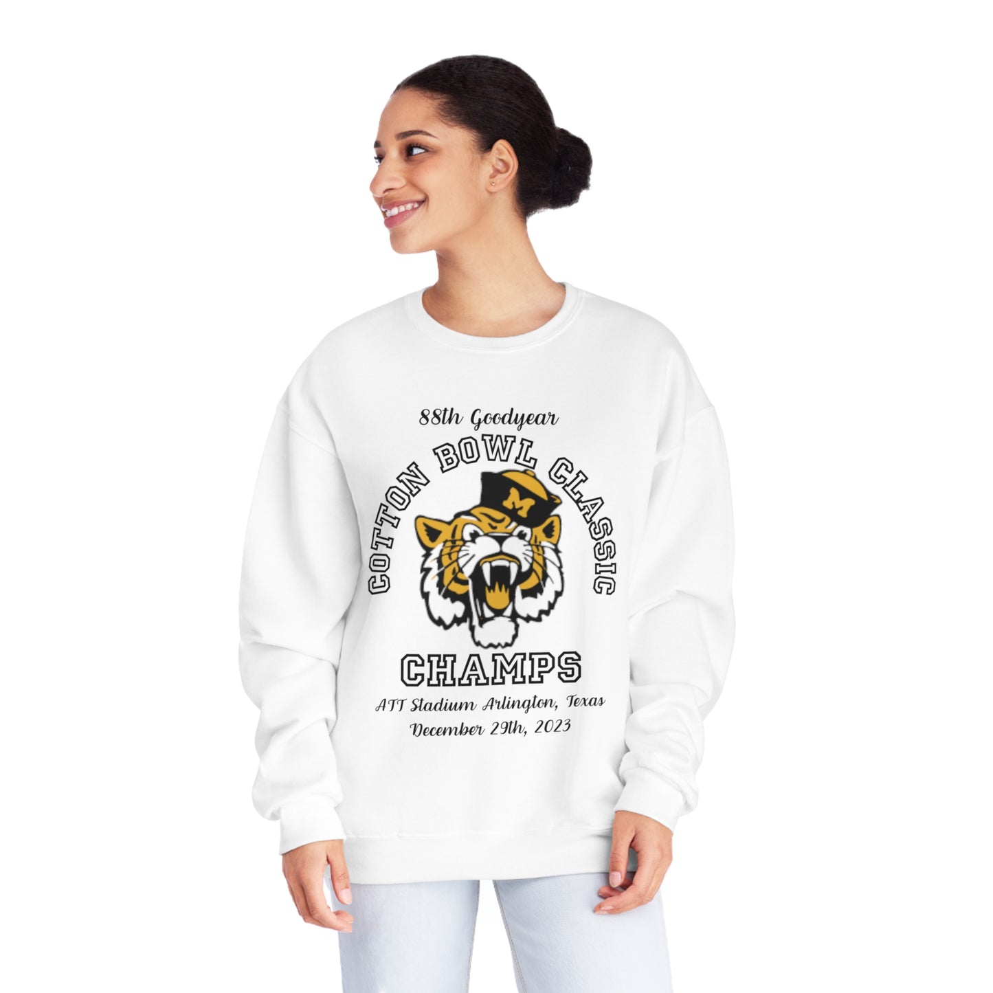 Mizzou Cotton Bowl 2023 Champs Unisex NuBlend® Crewneck Sweatshirt